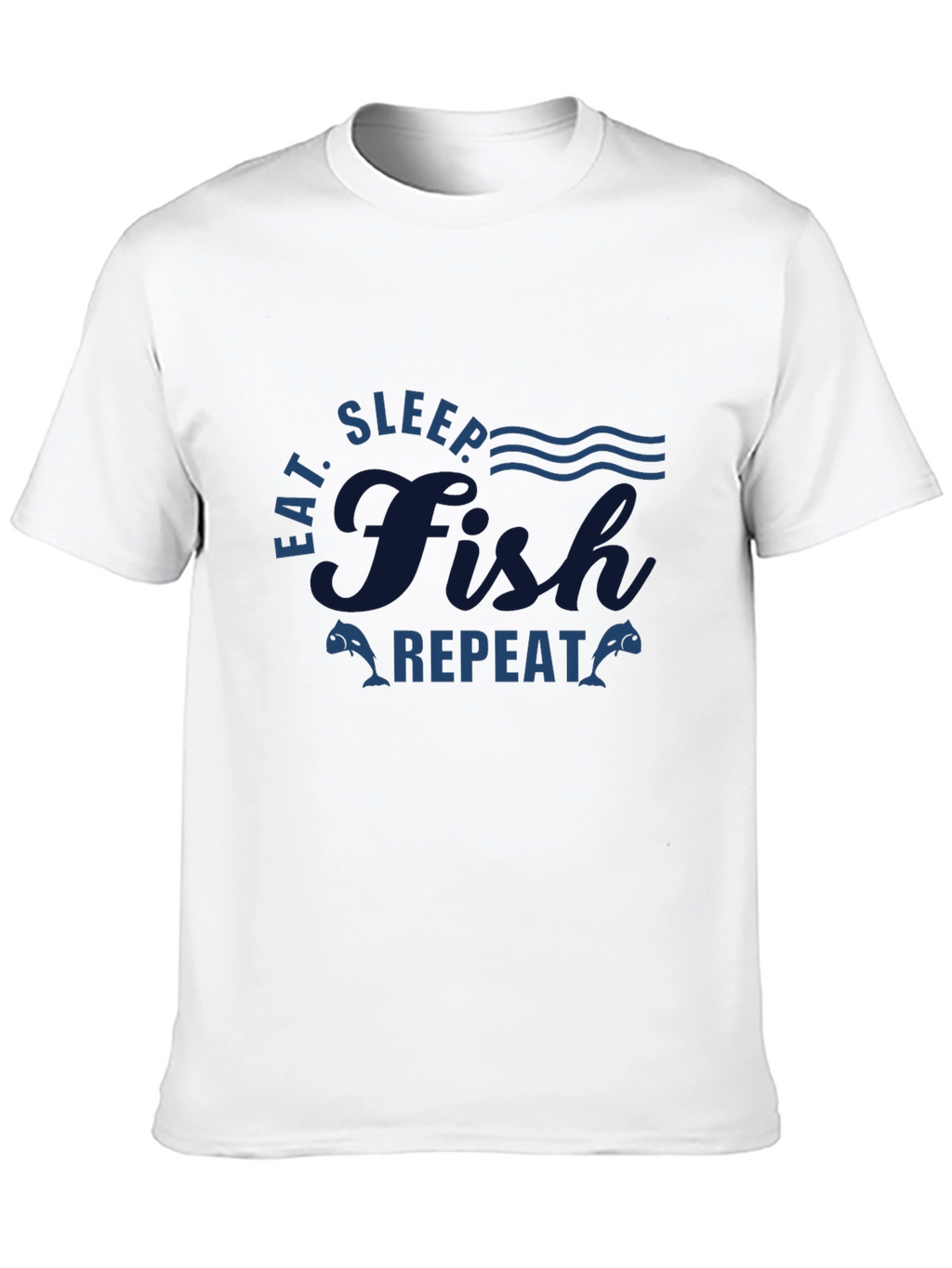 Eat Sleep Fish Repeat Graphic T-Shirt