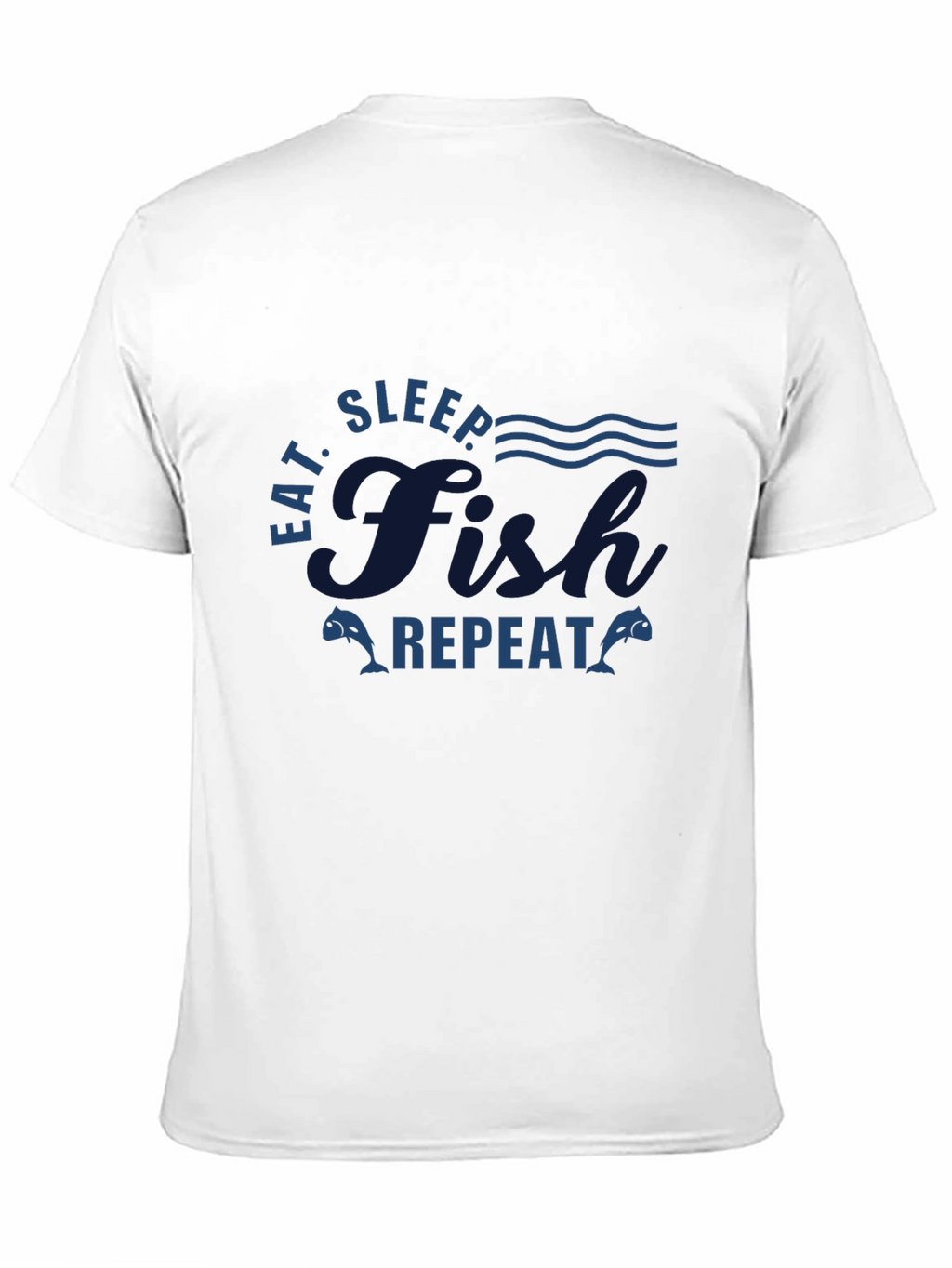 Eat Sleep Fish Repeat Graphic T-Shirt