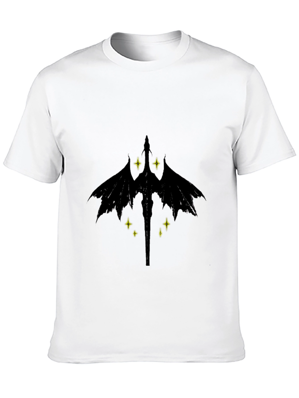 Dragon Emblem Graphic Black T-Shirt