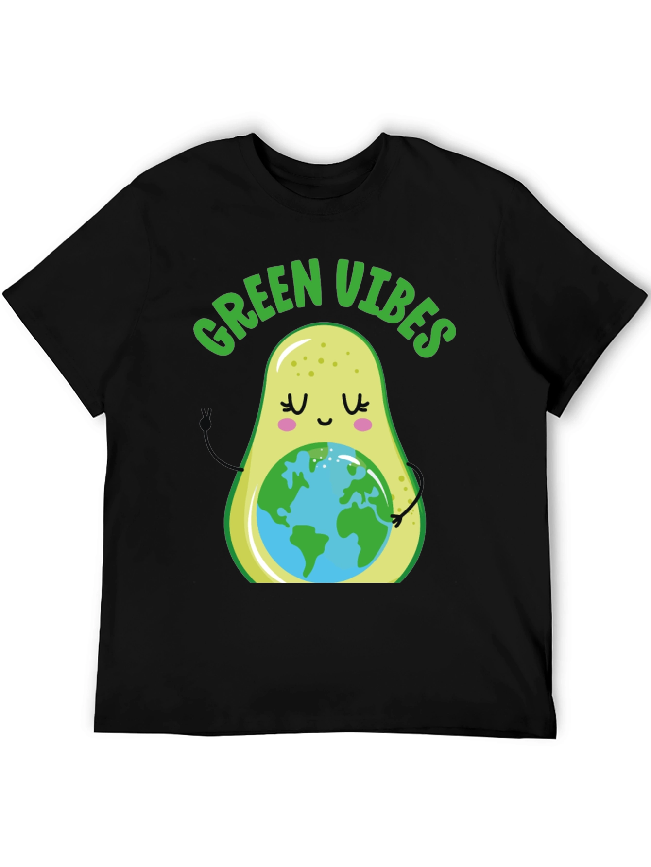 Green Vibes Avocado Earth T-Shirt