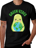 Green Vibes Avocado Earth T-Shirt
