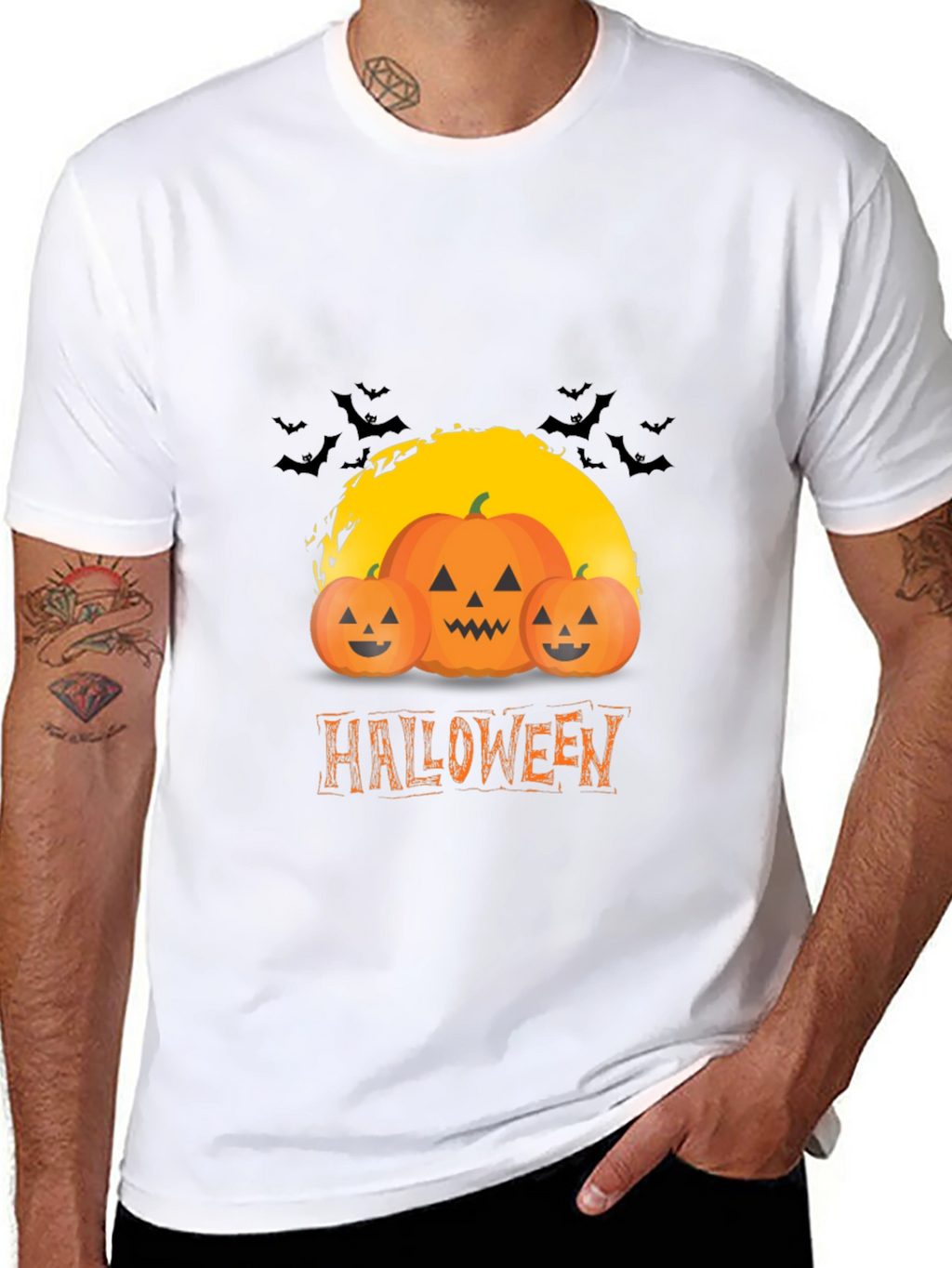 Halloween Pumpkin T-Shirt - Spooky Season Apparel