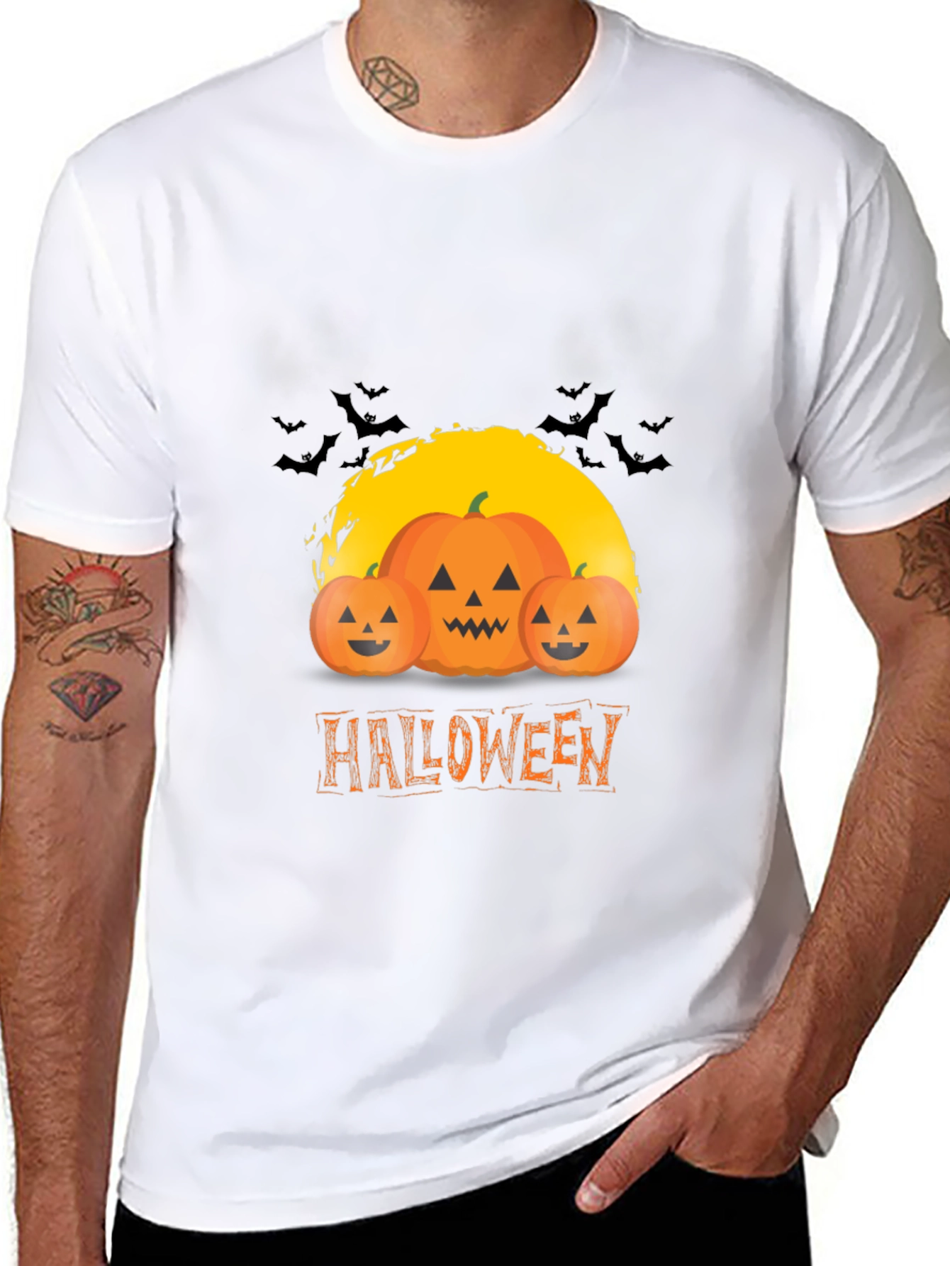 Halloween Pumpkin T-Shirt - Spooky Season Apparel