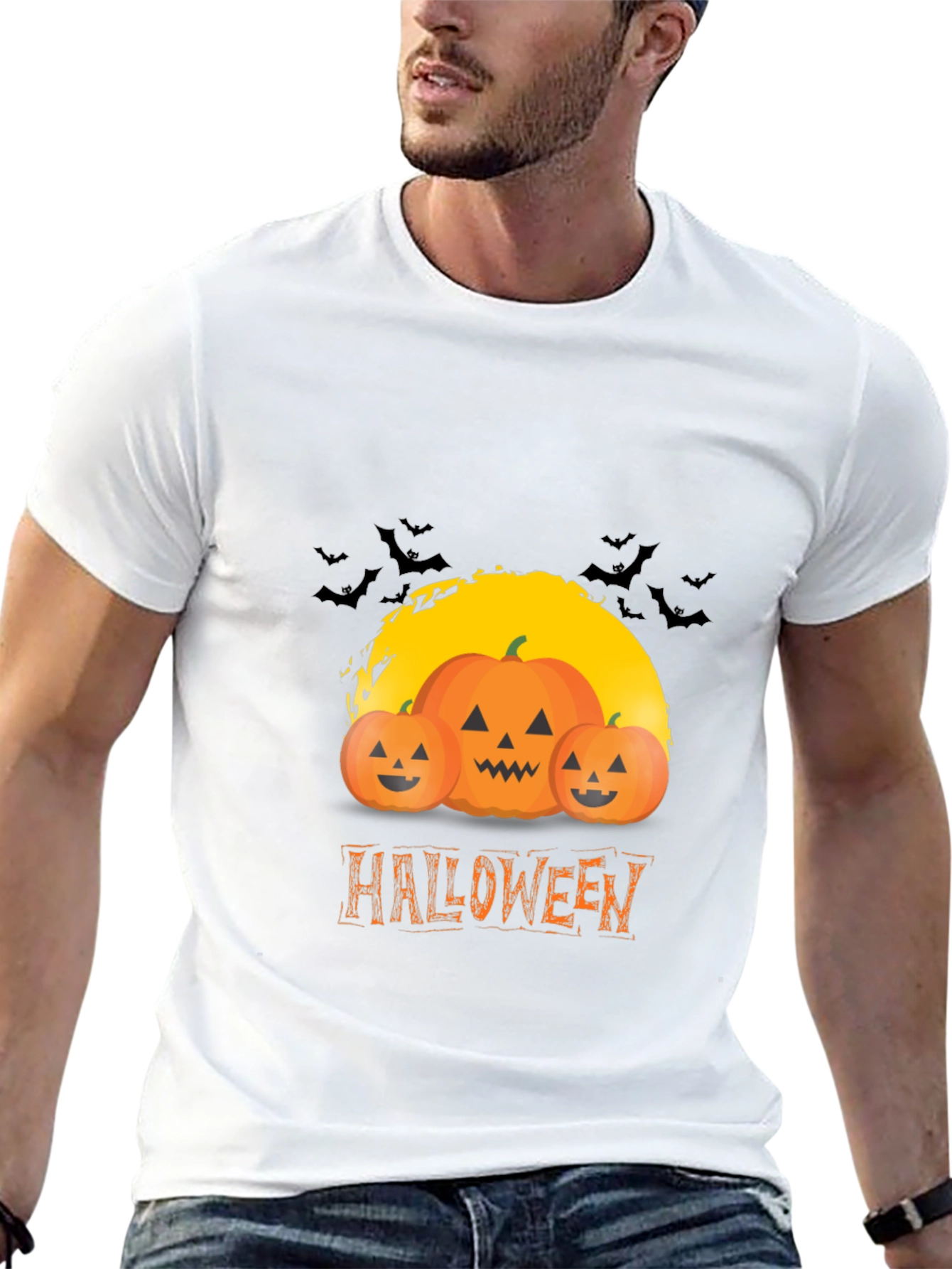 Halloween Pumpkin T-Shirt - Spooky Season Apparel