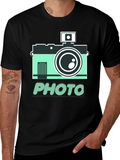 Retro Camera Photo Graphic T-Shirt