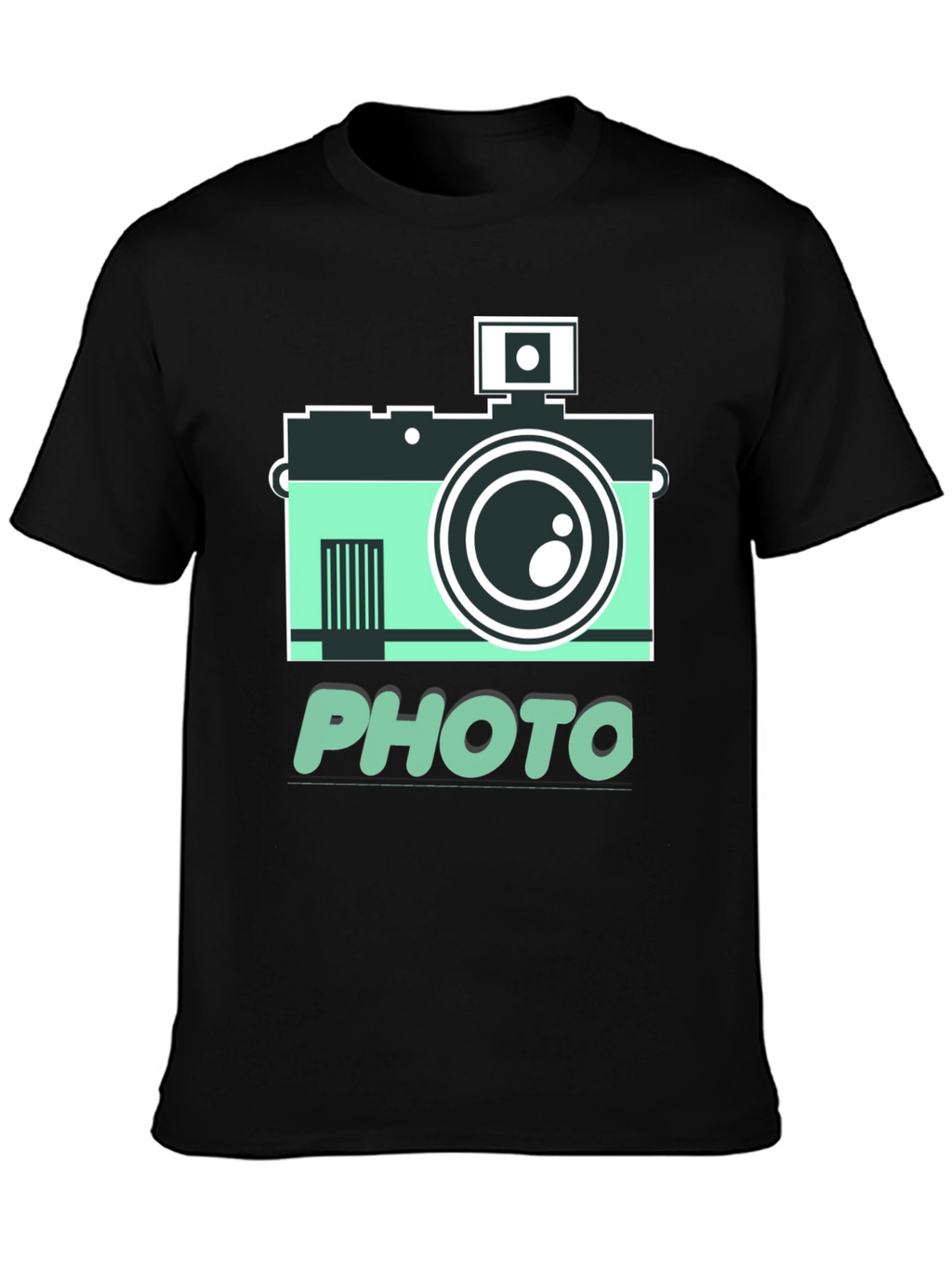 Retro Camera Photo Graphic T-Shirt
