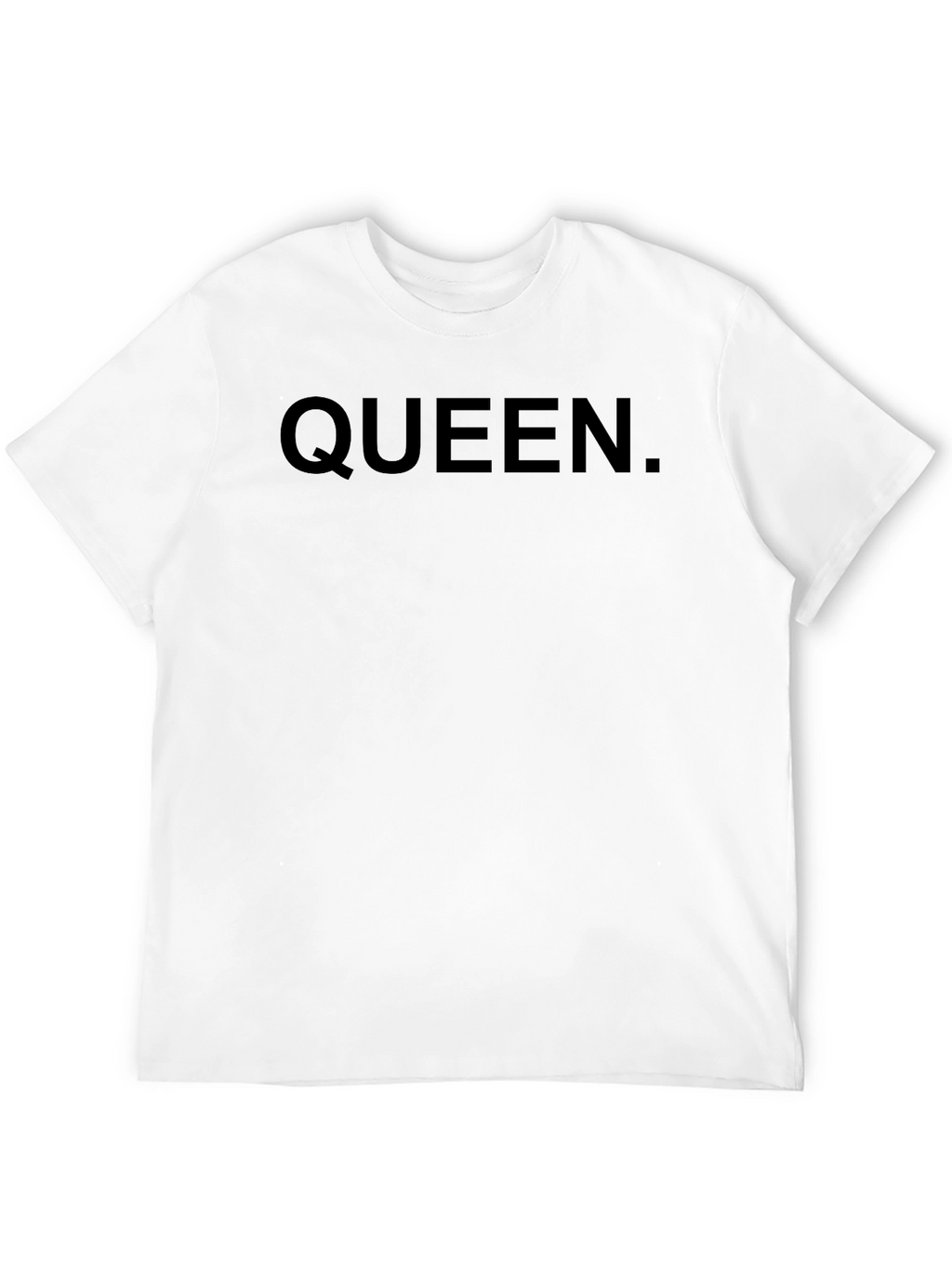Queen Graphic Tee - Black Cotton T-Shirt