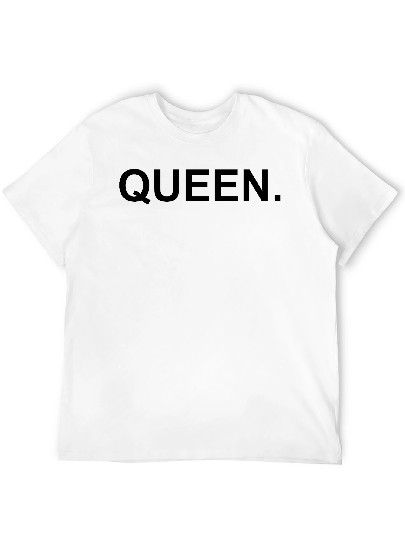 Queen Graphic Tee - Black Cotton T-Shirt