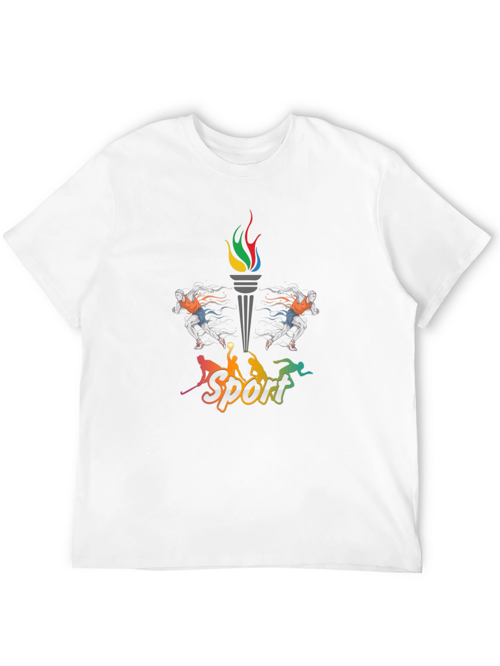 Sport Graphic Black T-Shirt