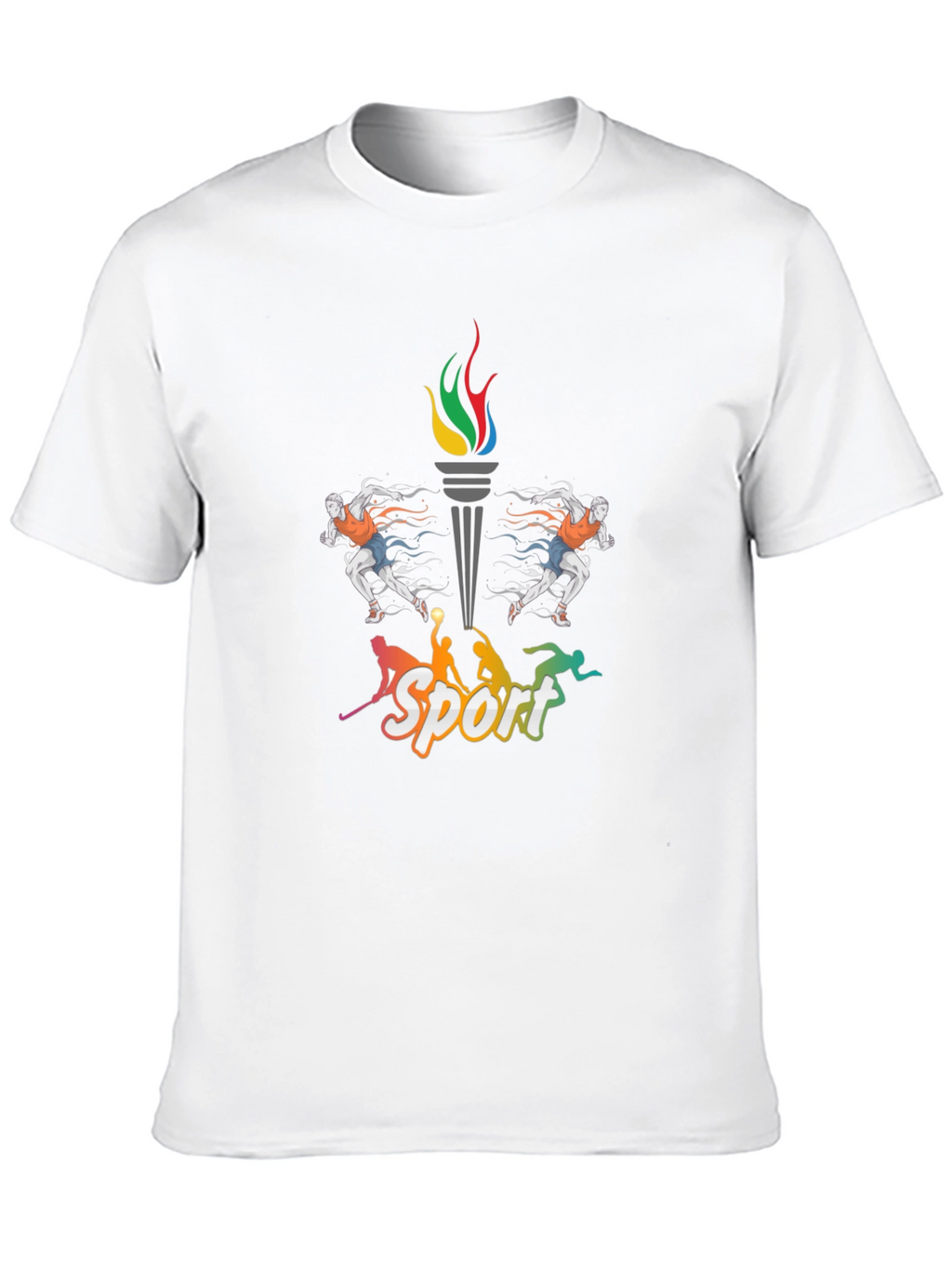 Sport Graphic Black T-Shirt