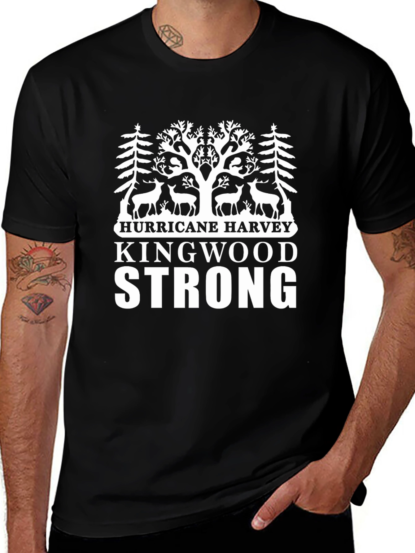 Hurricane Harvey Kingwood Strong T-Shirt