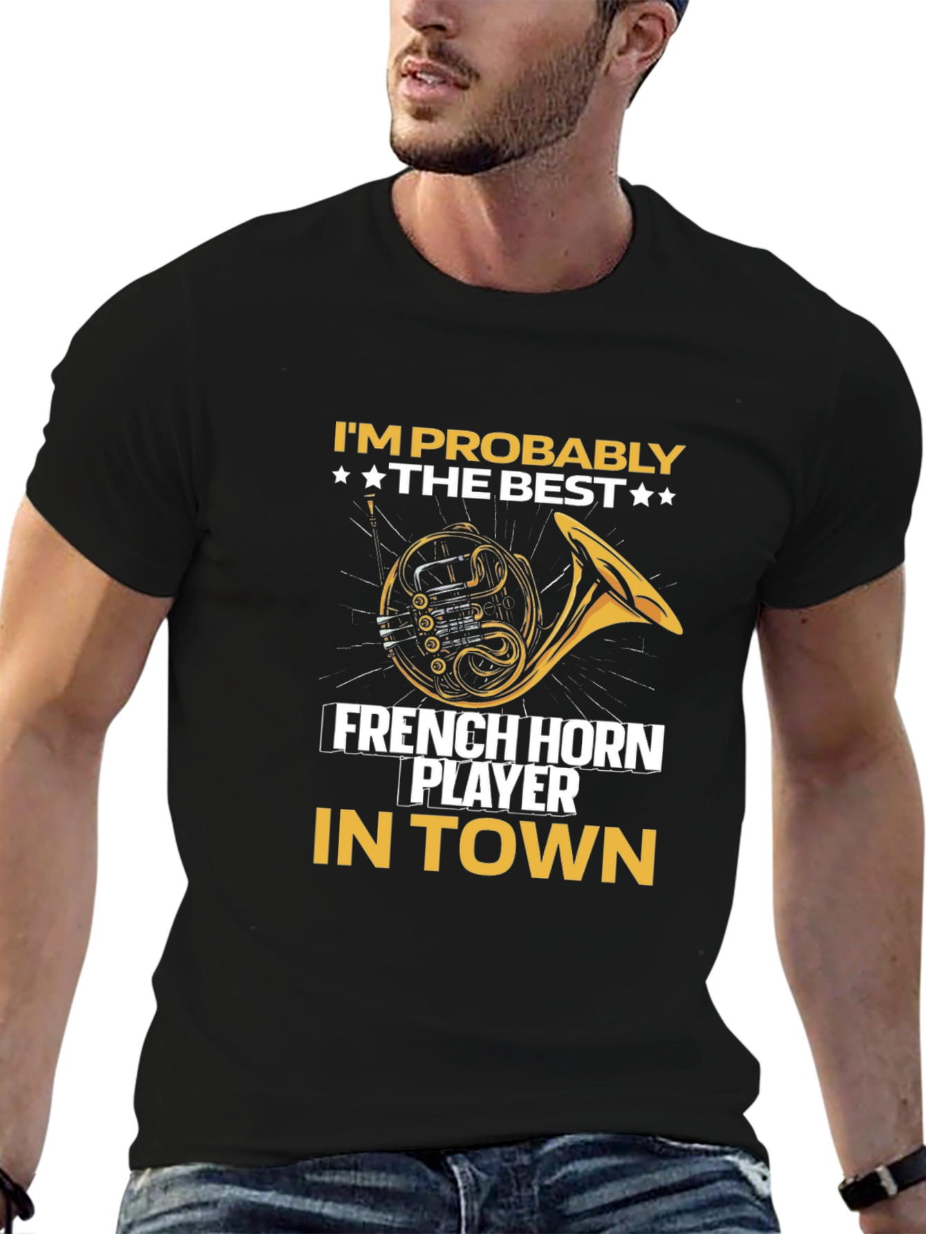 Best French Horn Player T-Shirt - Musician Tee