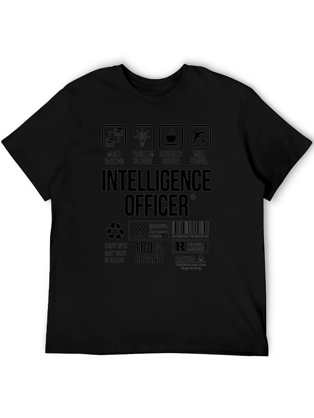Intelligence Officer T-Shirt - Multi-Tasking Problem-Solving