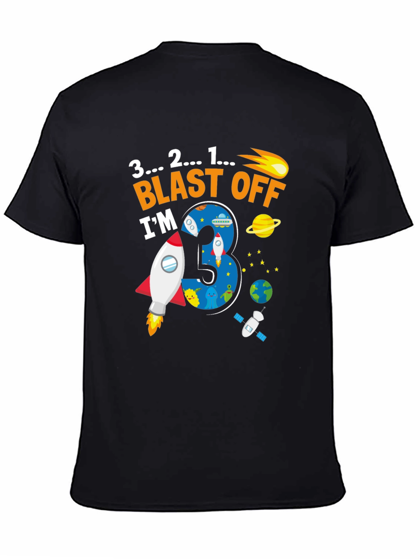 Blast Off 3rd Birthday T-Shirt