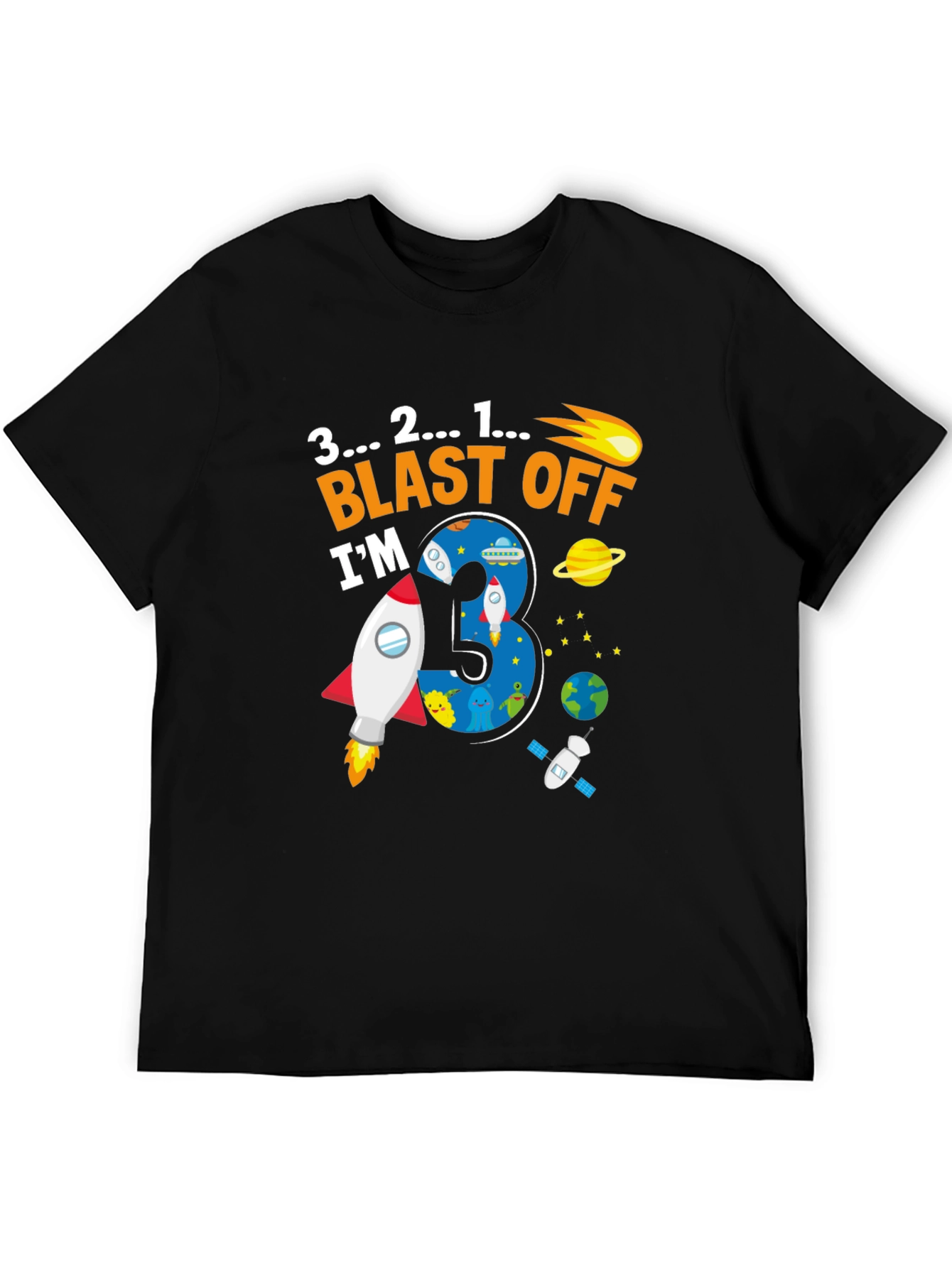 Blast Off 3rd Birthday T-Shirt