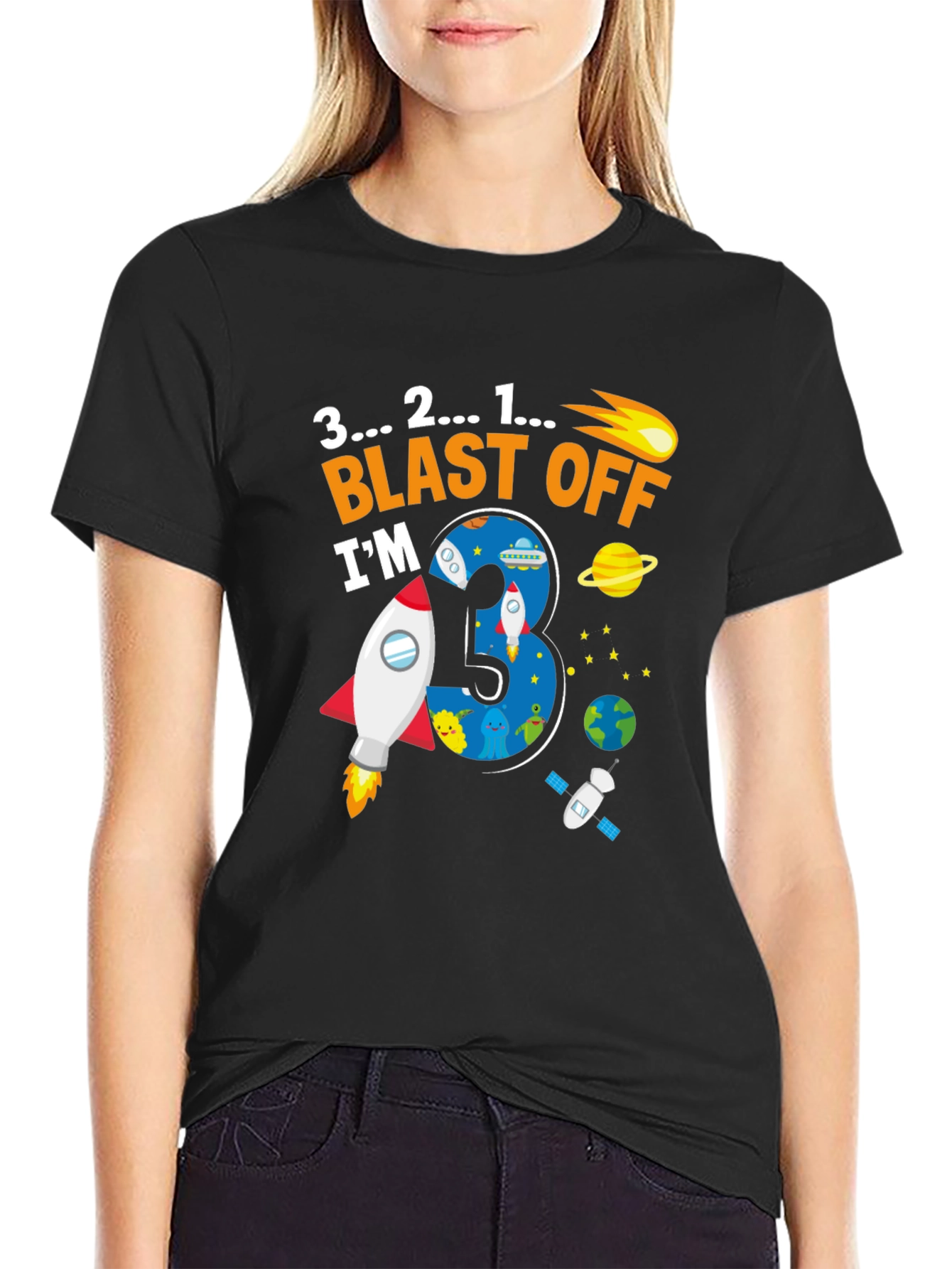 Blast Off 3rd Birthday T-Shirt