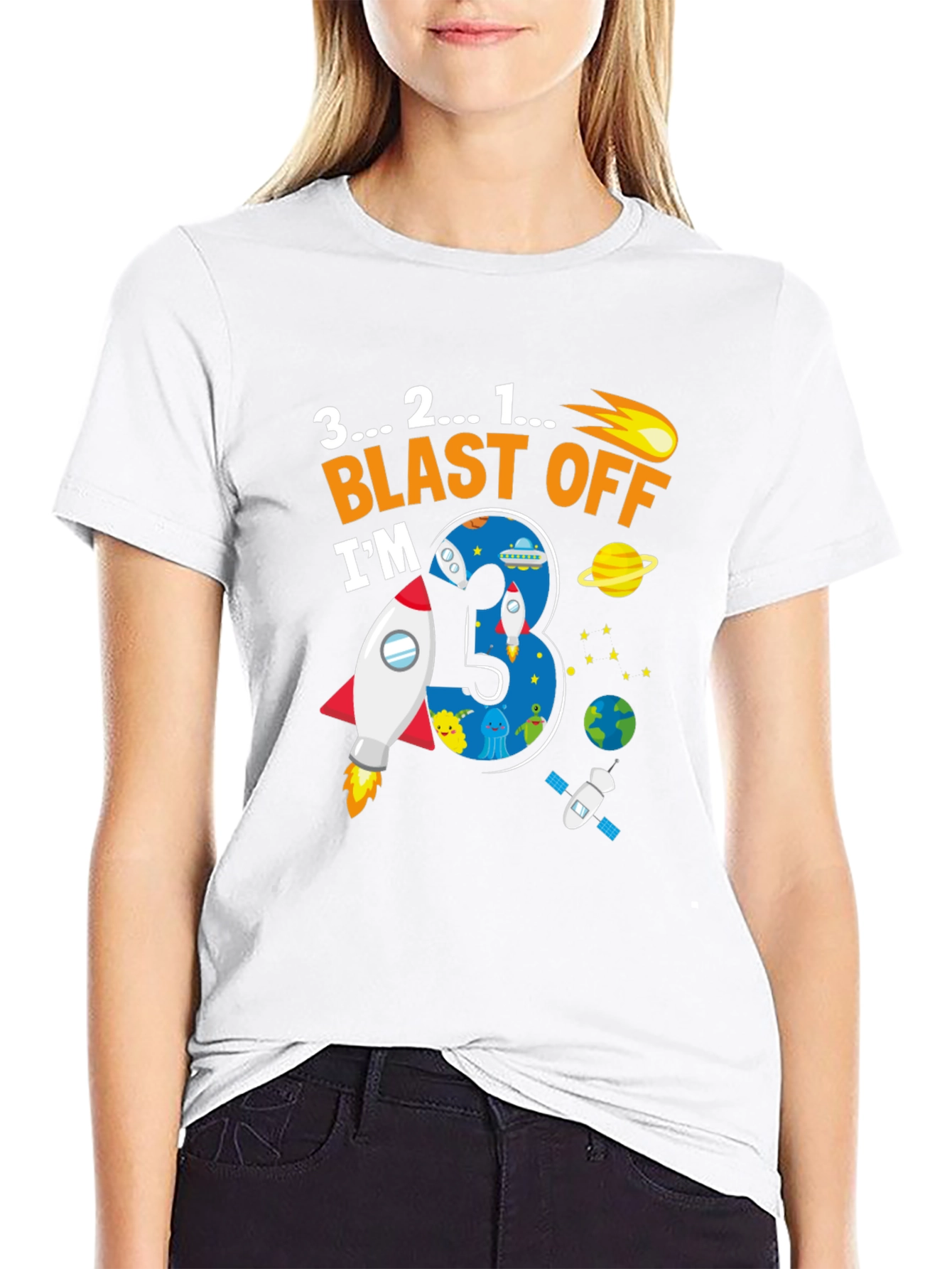 Blast Off 3rd Birthday T-Shirt