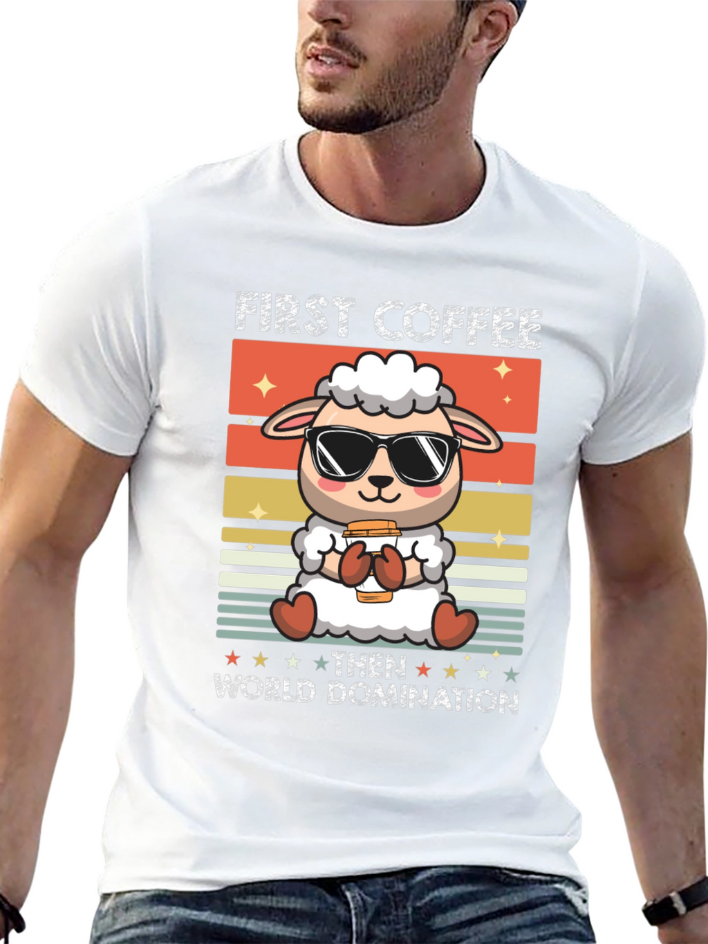 First Coffee Then World Domination T-Shirt