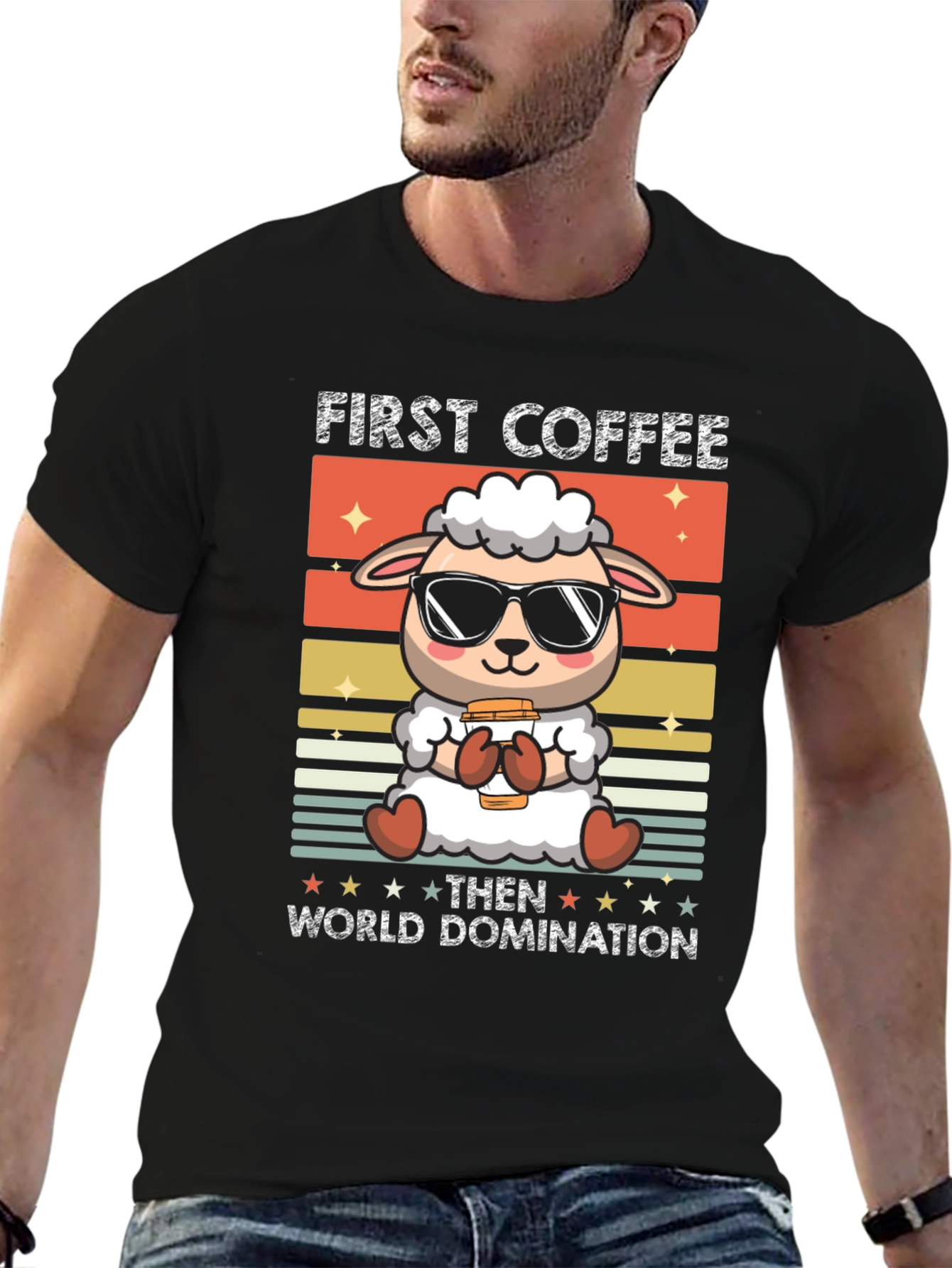 First Coffee Then World Domination T-Shirt