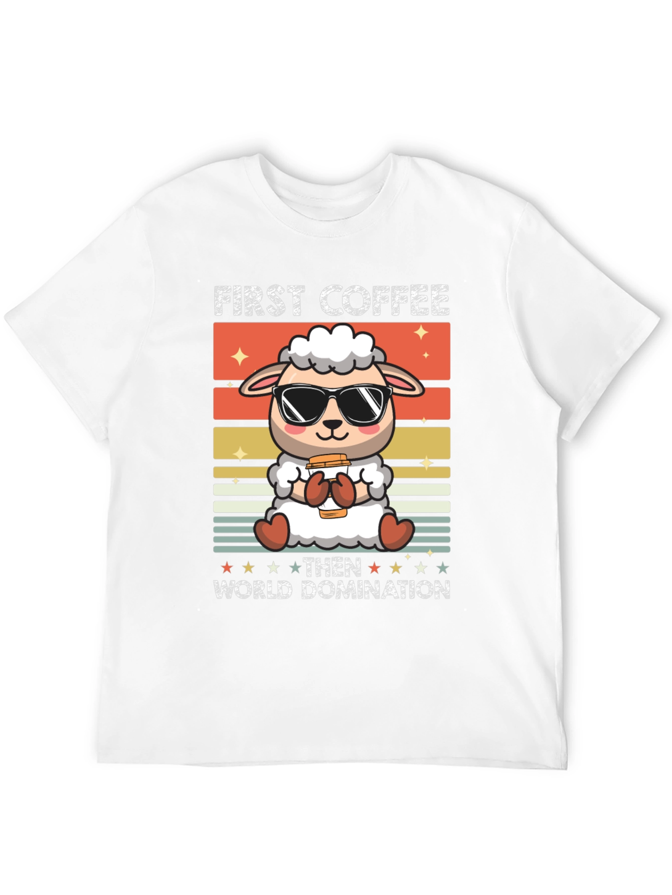 First Coffee Then World Domination T-Shirt