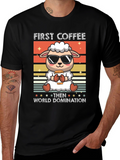 First Coffee Then World Domination T-Shirt