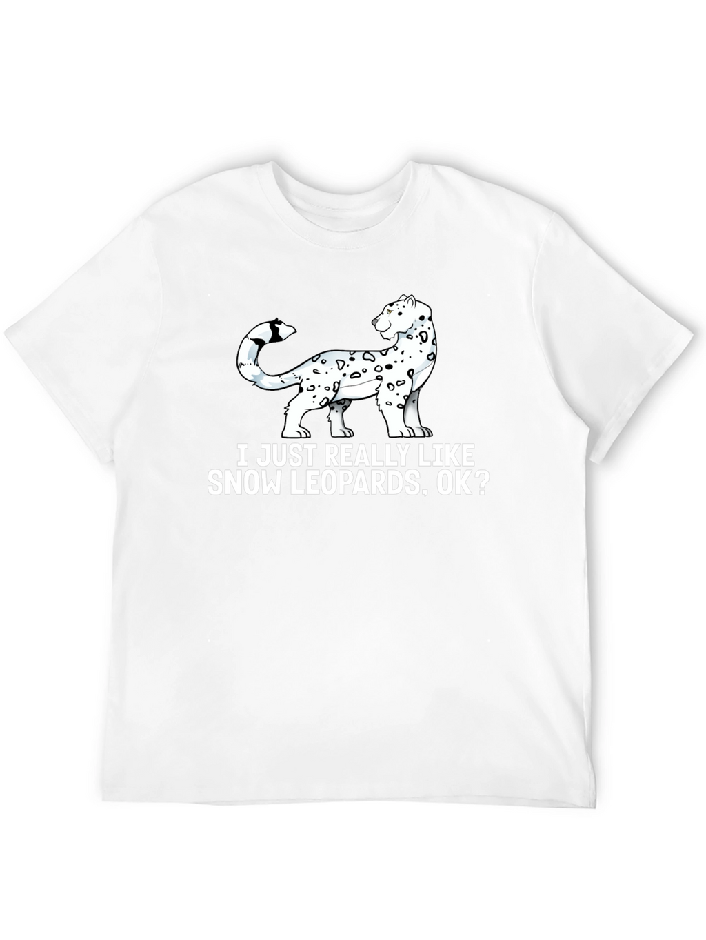 Snow Leopard Lover Graphic T-Shirt