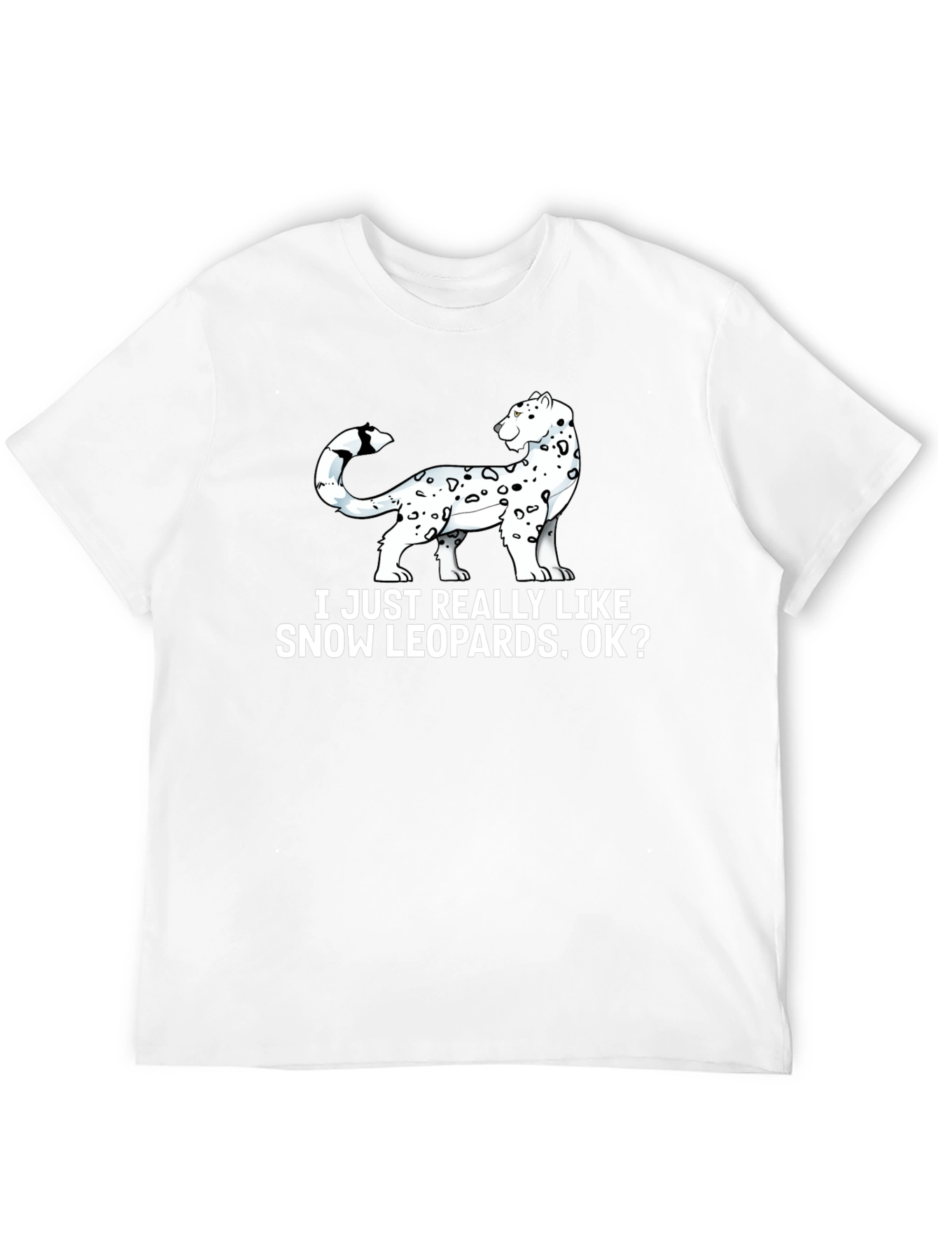 Snow Leopard Lover Graphic T-Shirt