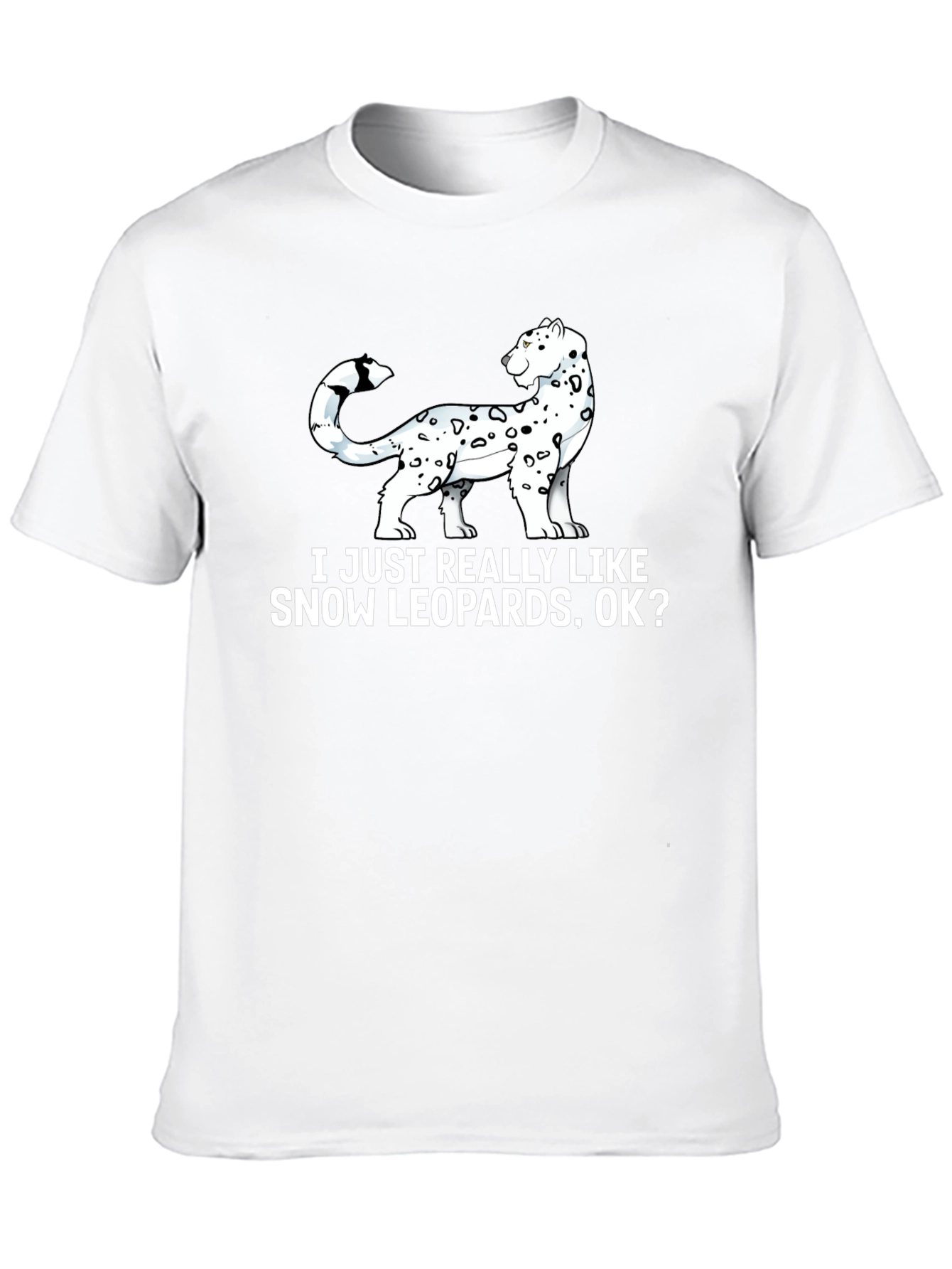 Snow Leopard Lover Graphic T-Shirt