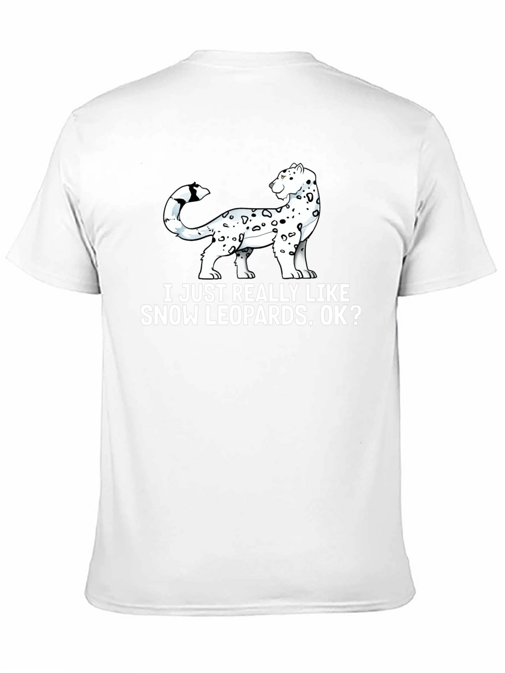 Snow Leopard Lover Graphic T-Shirt