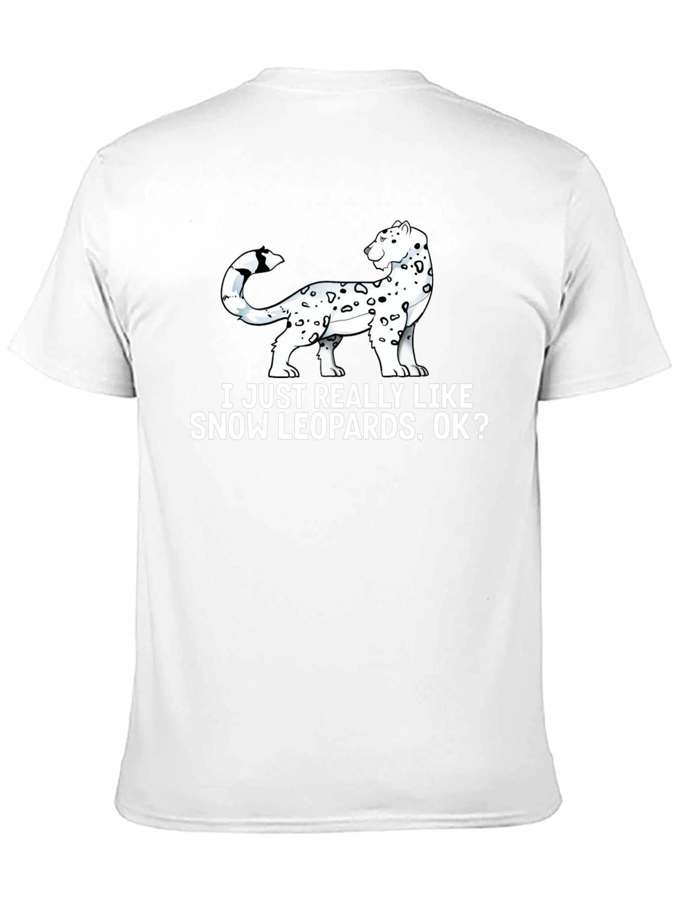 Snow Leopard Lover Graphic T-Shirt