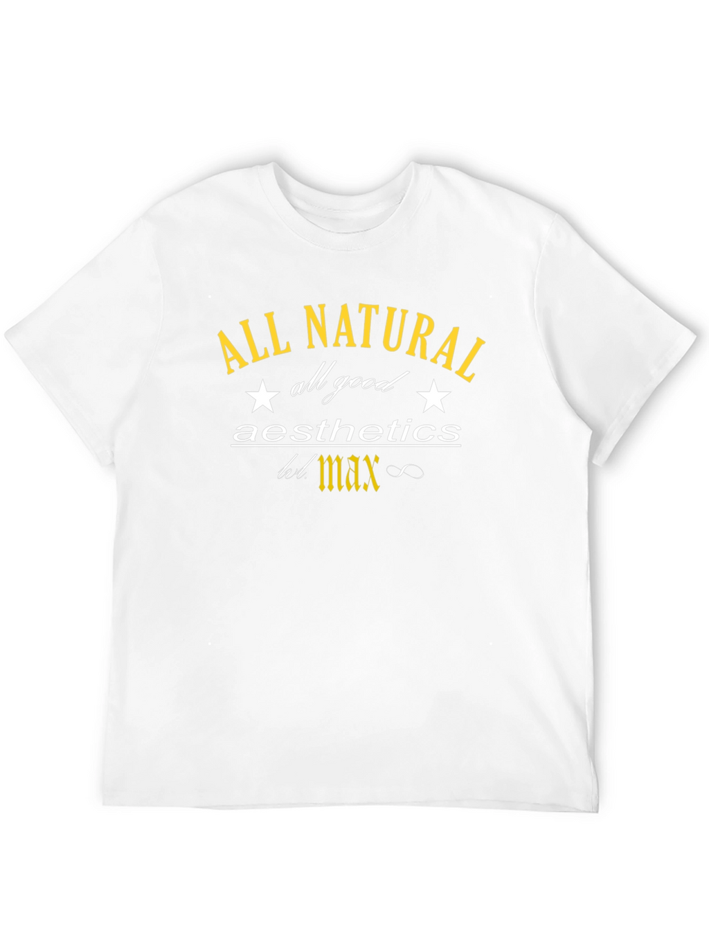 All Natural Aesthetics Black Graphic Tee