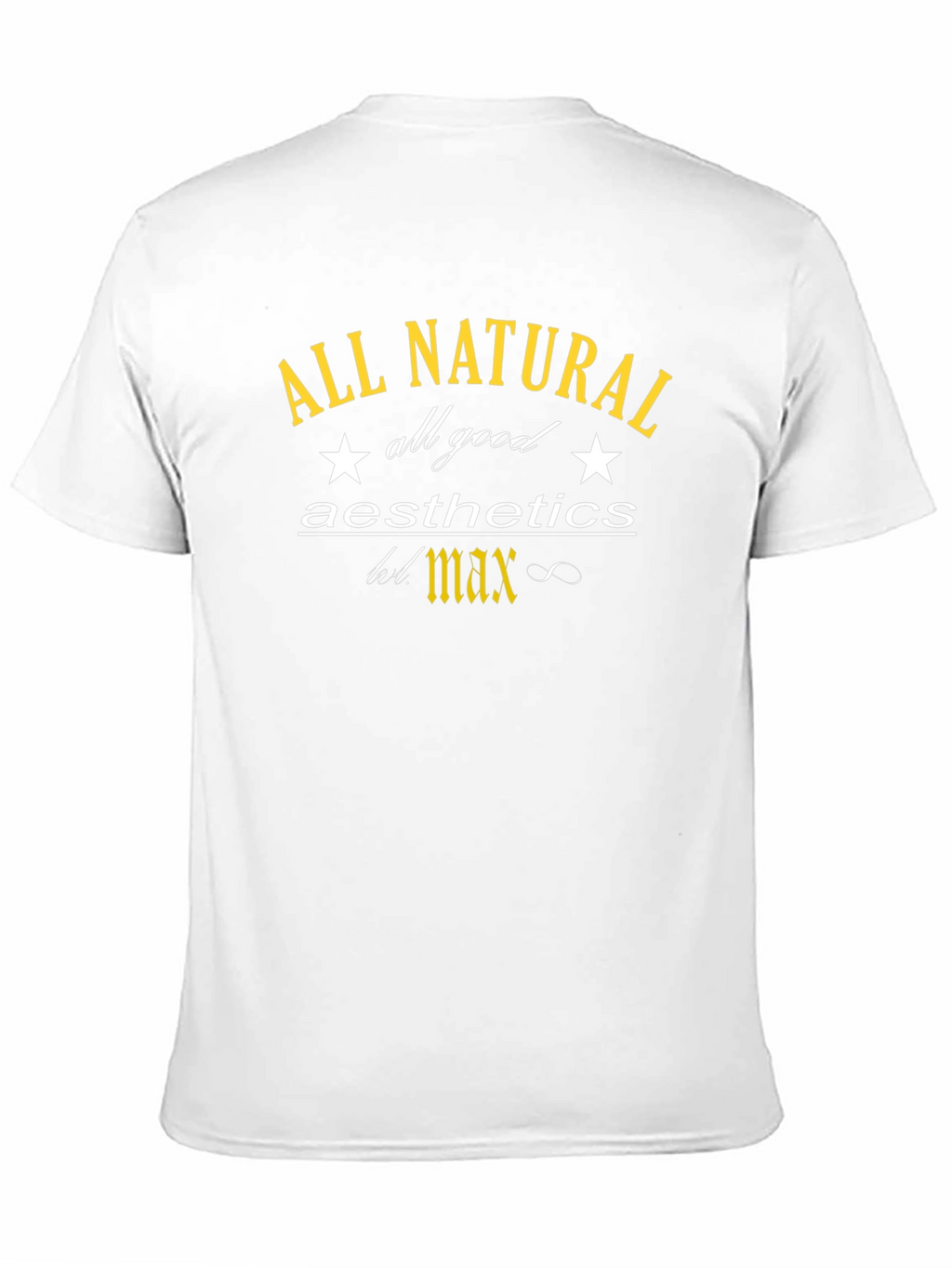 All Natural Aesthetics Black Graphic Tee