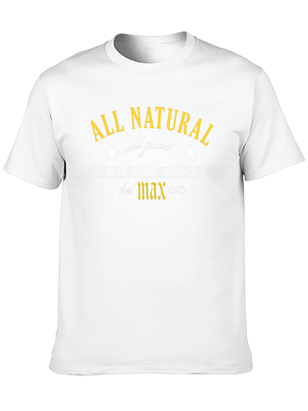 All Natural Aesthetics Black Graphic Tee