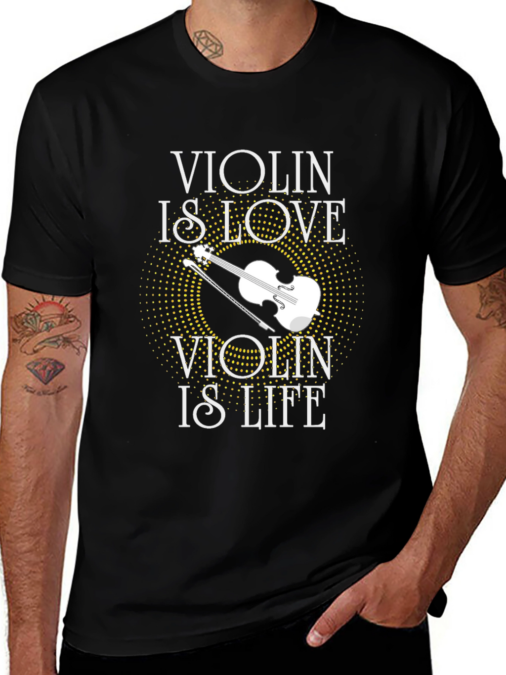 Violin is Love is Life Graphic Tee