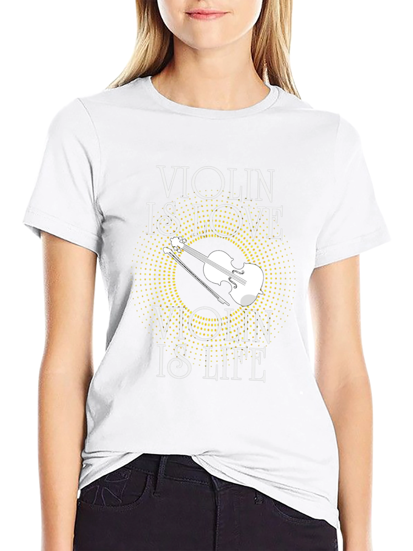 Violin is Love is Life Graphic Tee