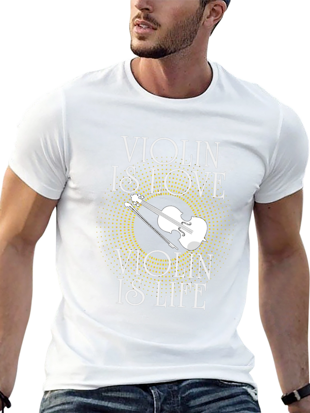 Violin is Love is Life Graphic Tee