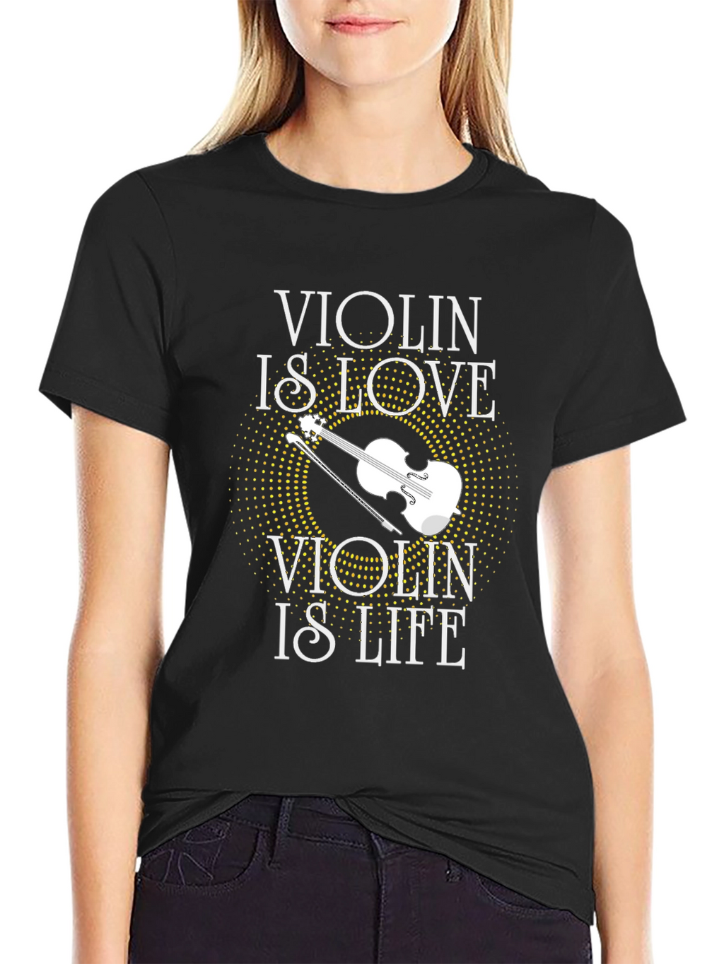 Violin is Love is Life Graphic Tee