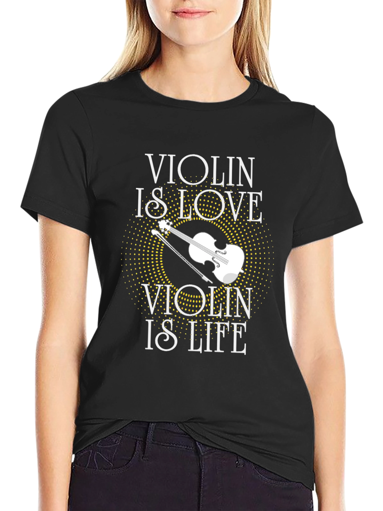 Violin is Love is Life Graphic Tee