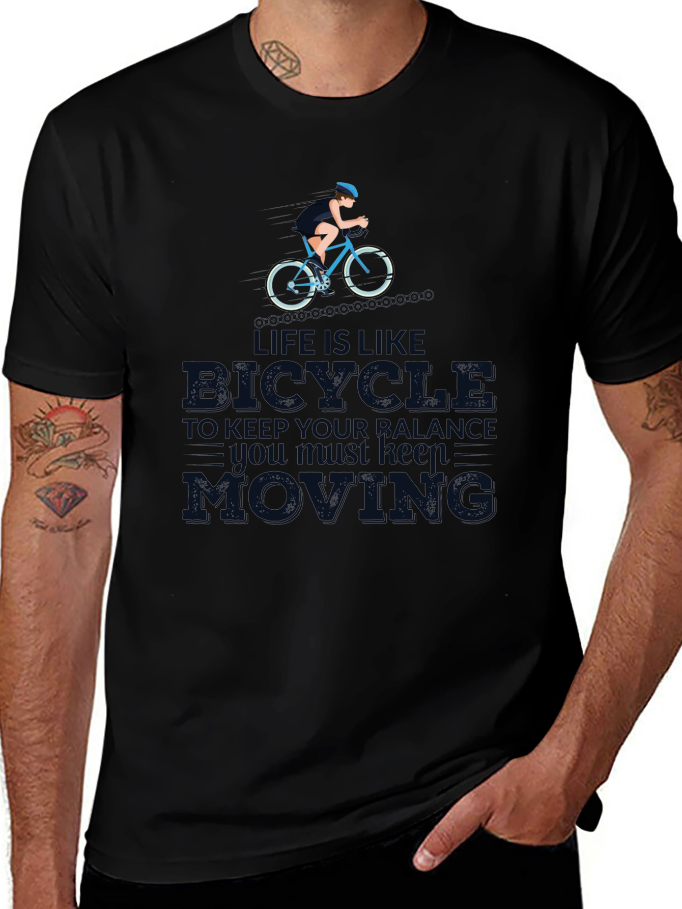 Life is Like a Bicycle T-Shirt