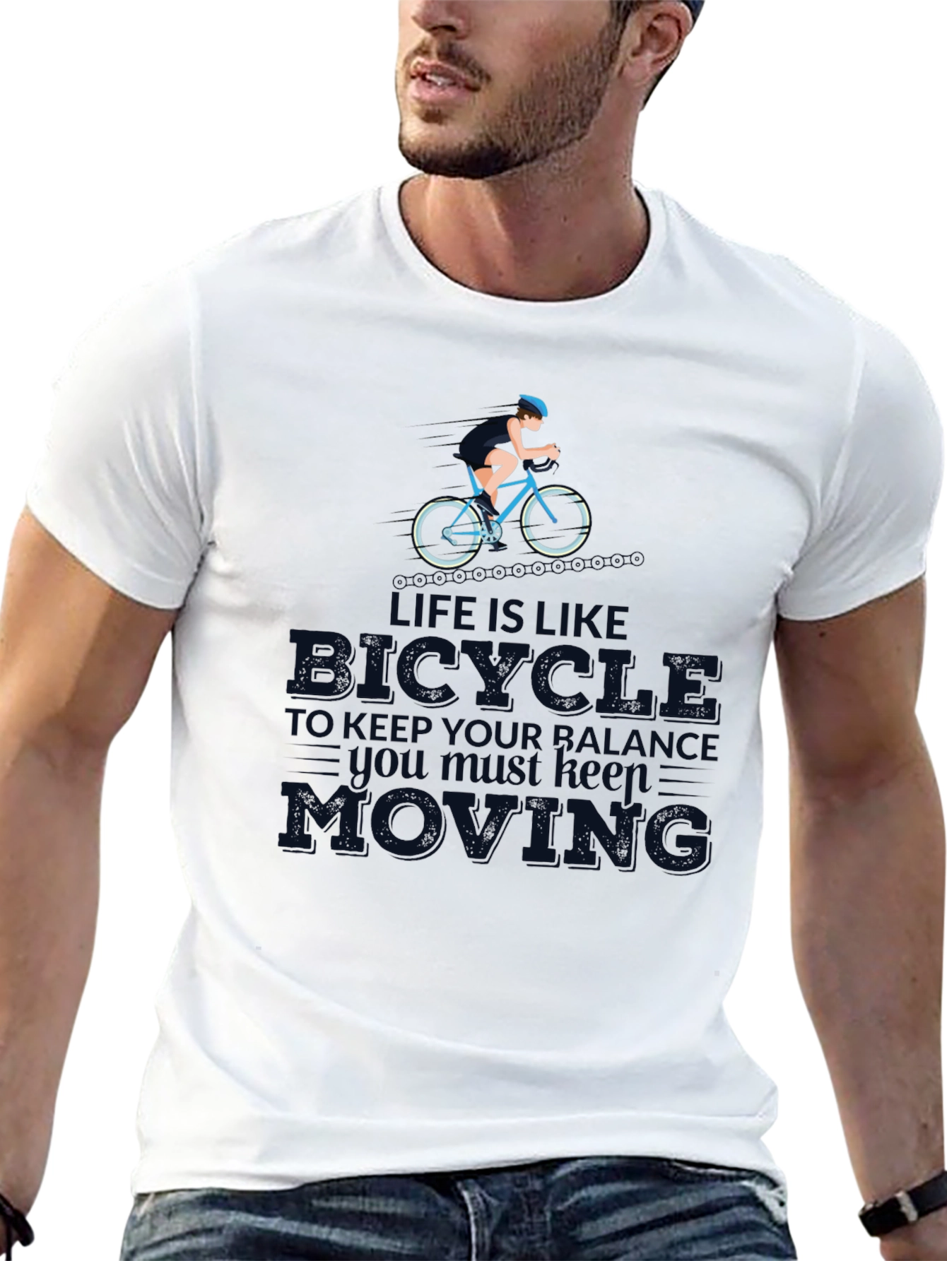 Life is Like a Bicycle T-Shirt