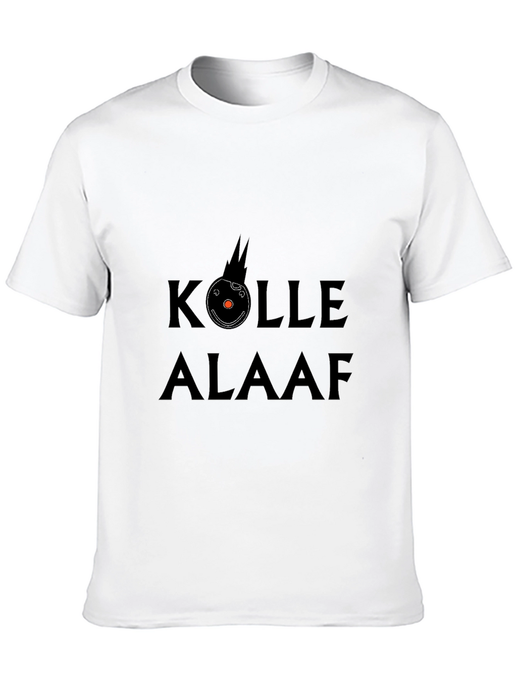 Kolle Alaaf Graphic Print Black T-Shirt