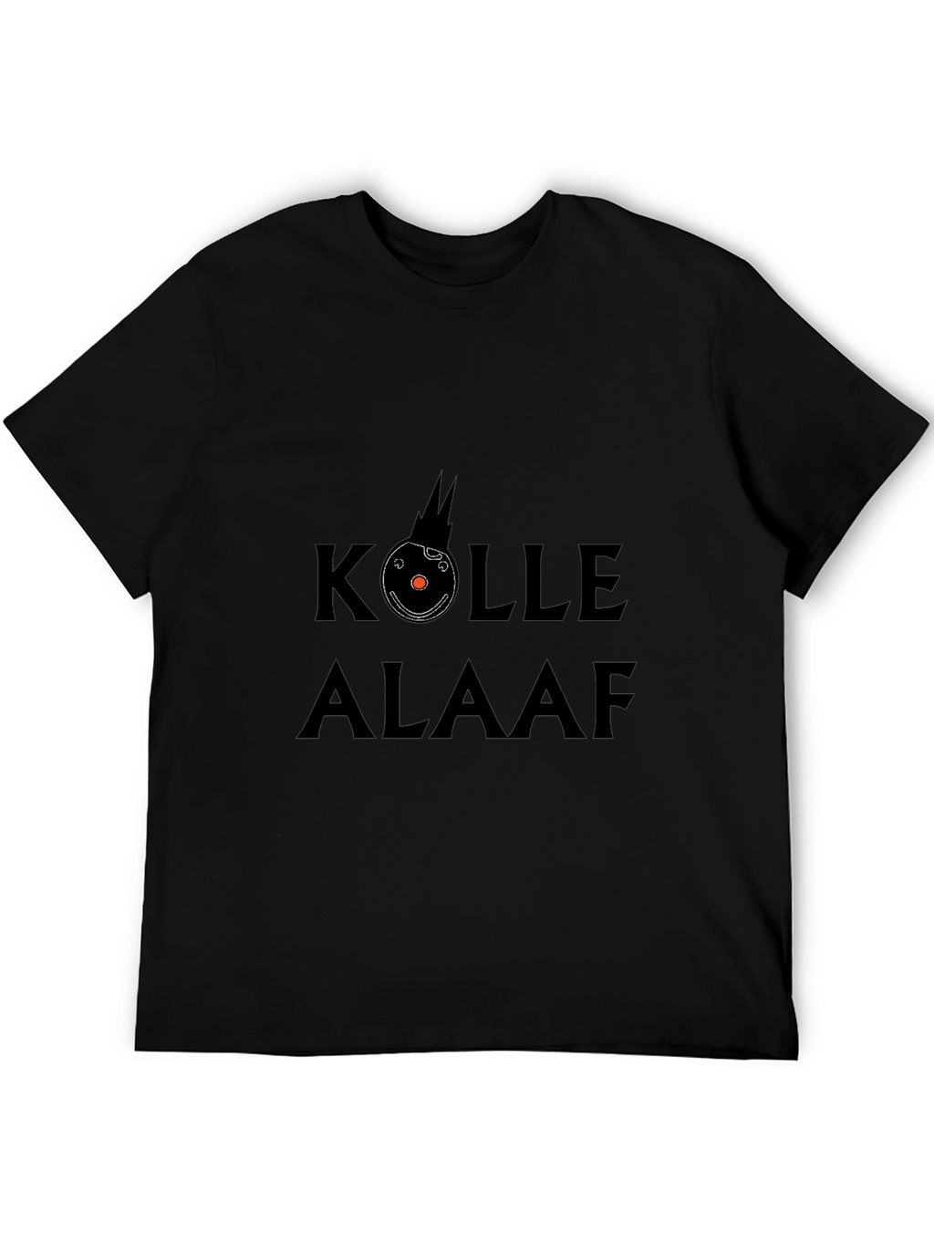 Kolle Alaaf Graphic Print Black T-Shirt