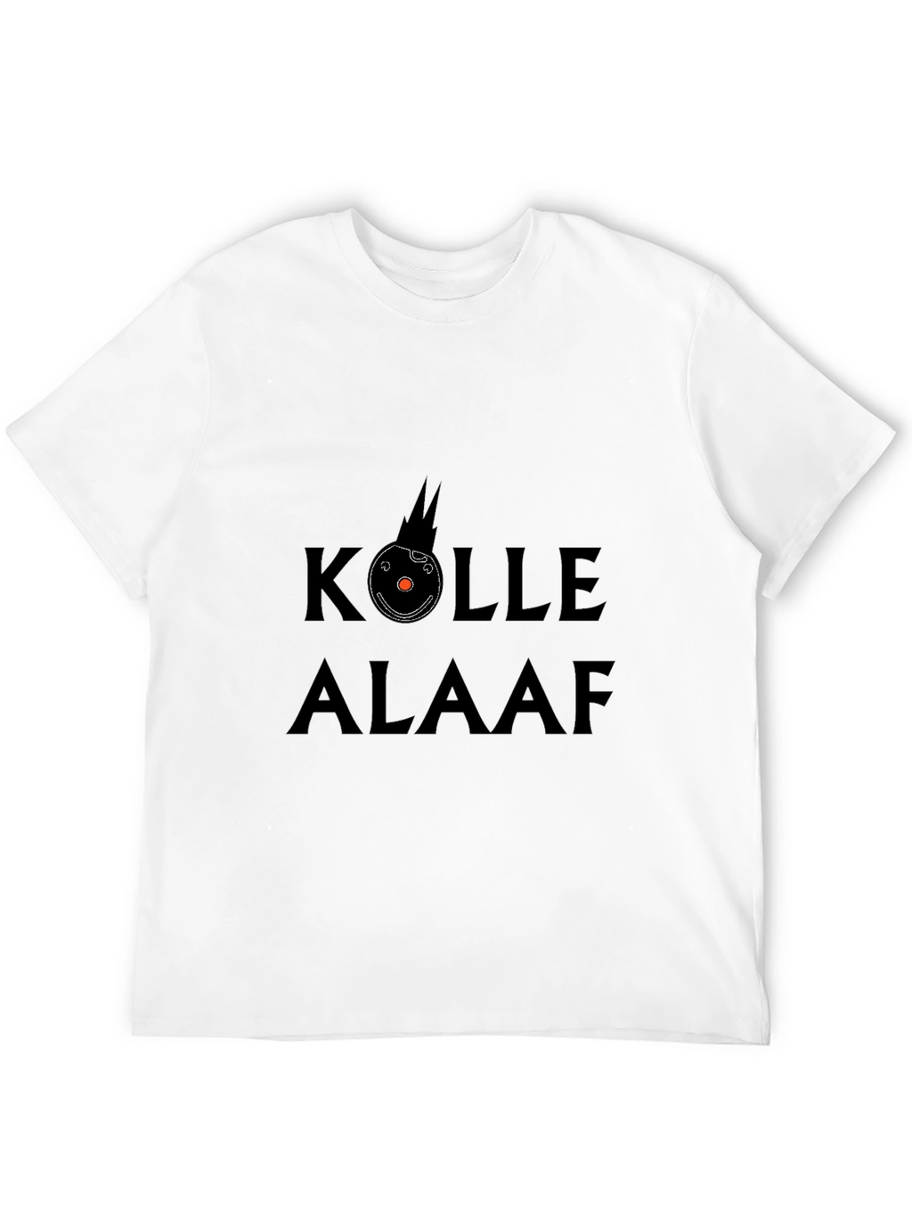 Kolle Alaaf Graphic Print Black T-Shirt