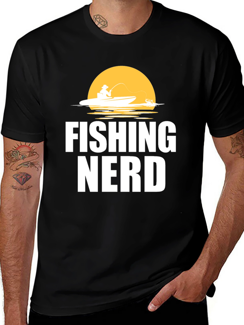 Fishing Nerd T-Shirt - Angler Humor Tee