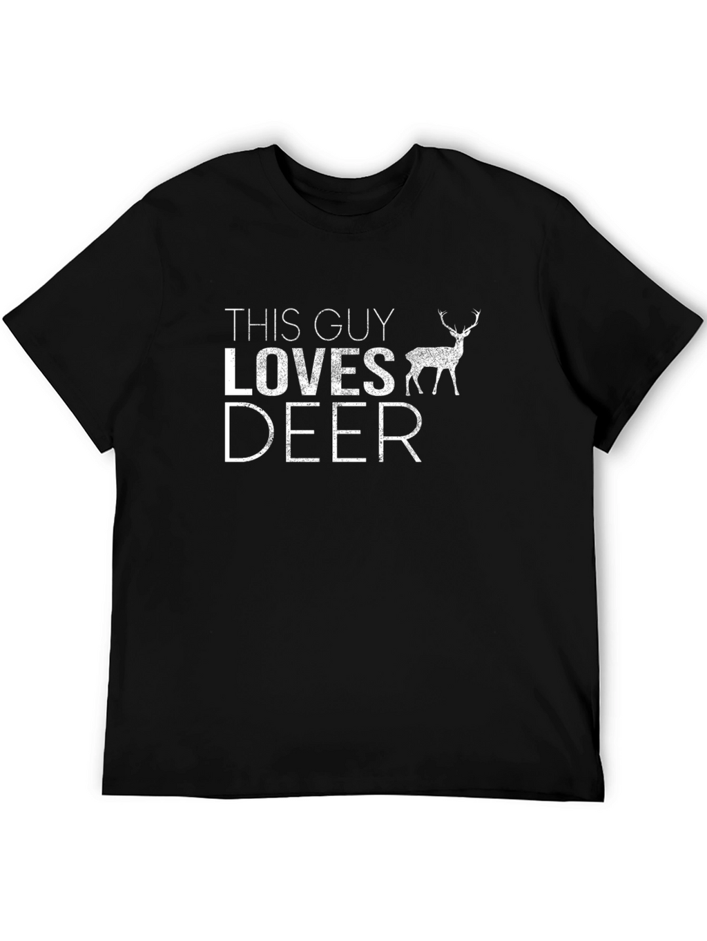 This Guy Loves Deer - Graphic T-Shirt