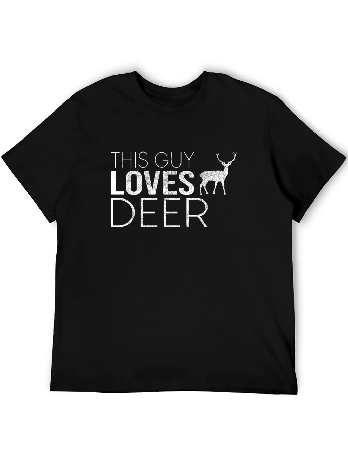 This Guy Loves Deer - Graphic T-Shirt