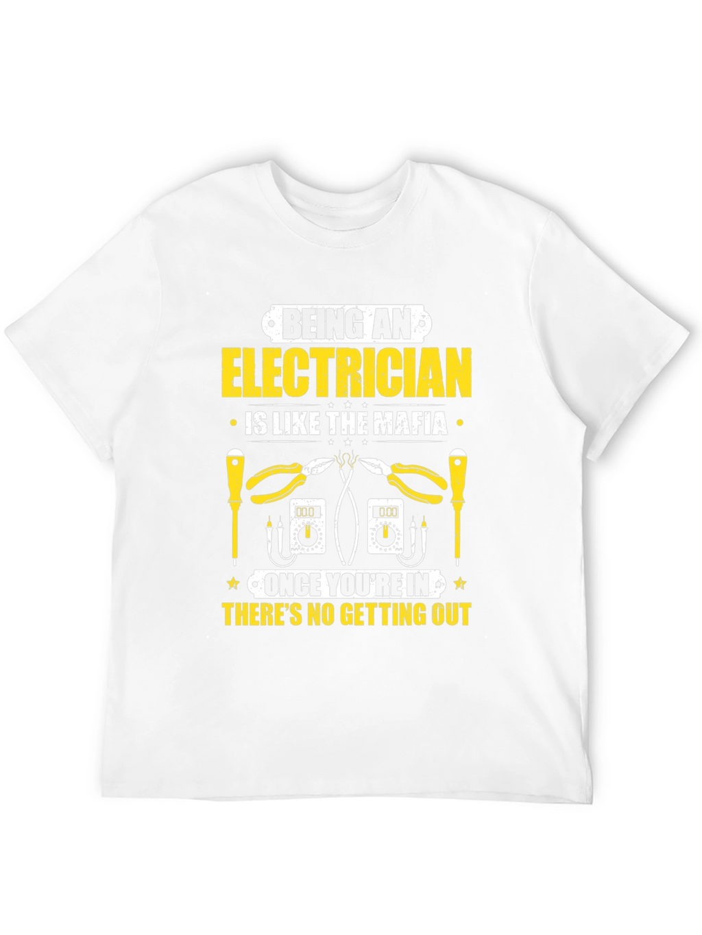 Electrician Mafia T-Shirt - Funny Job Tee