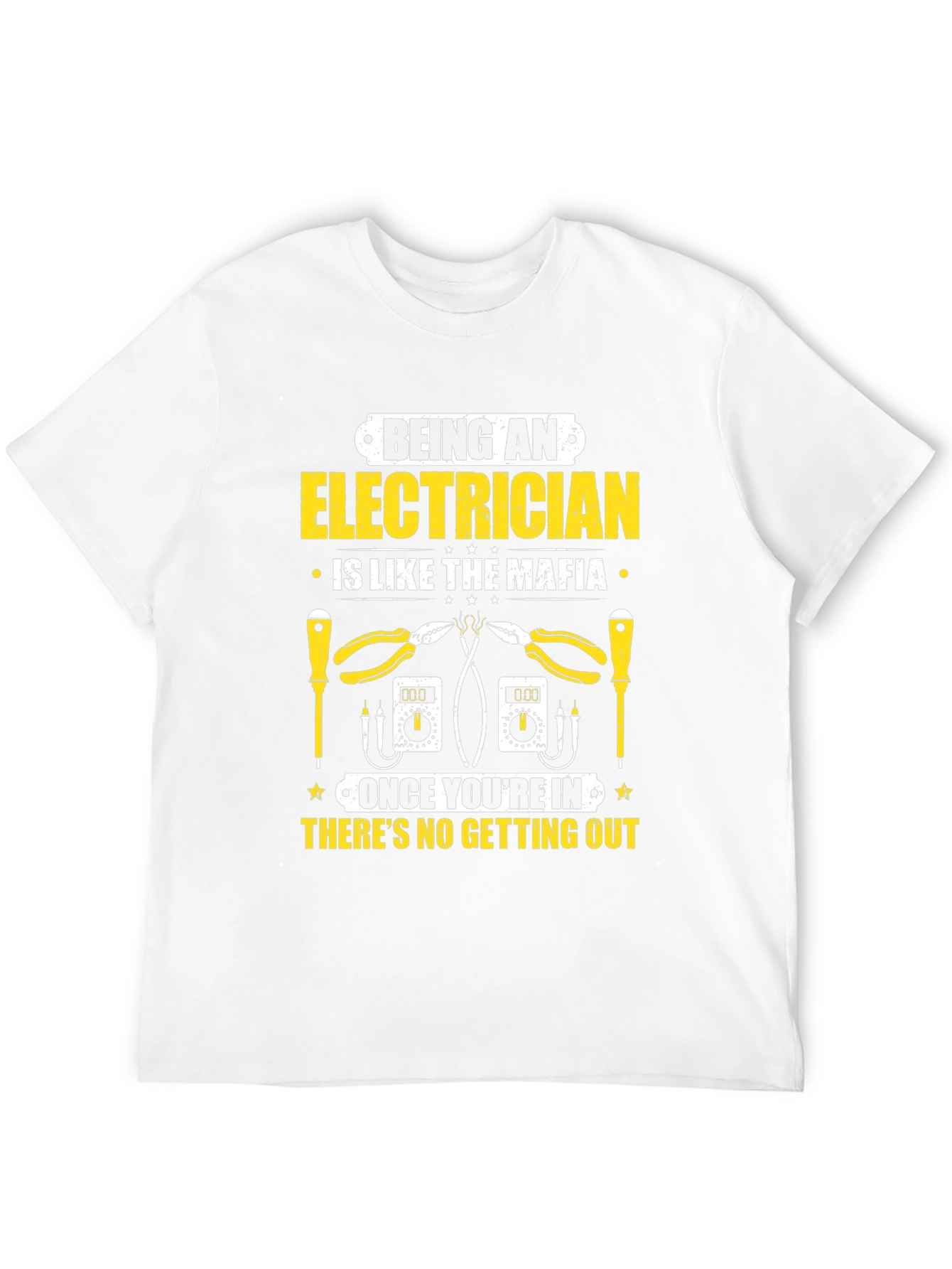 Electrician Mafia T-Shirt - Funny Job Tee