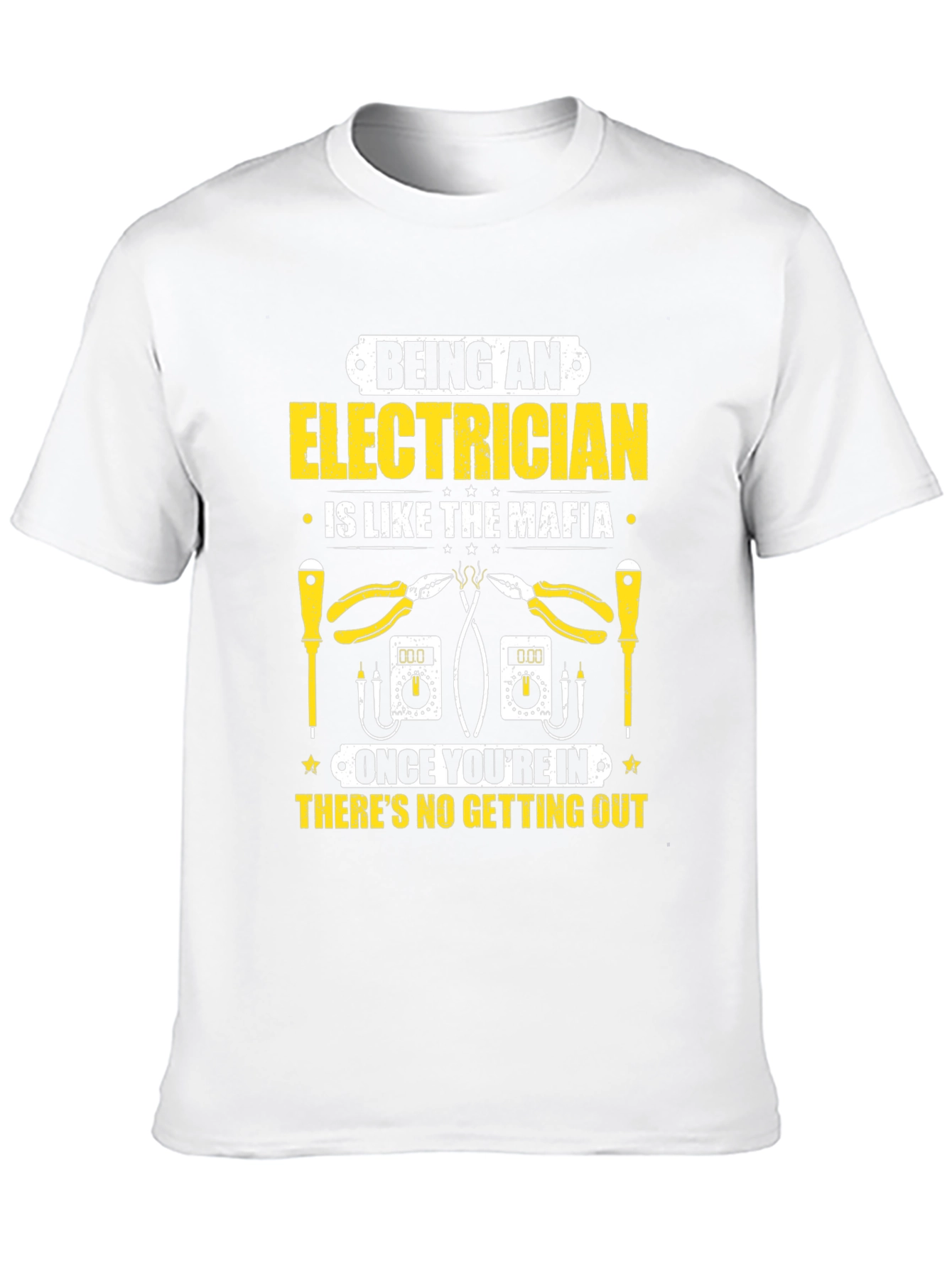 Electrician Mafia T-Shirt - Funny Job Tee