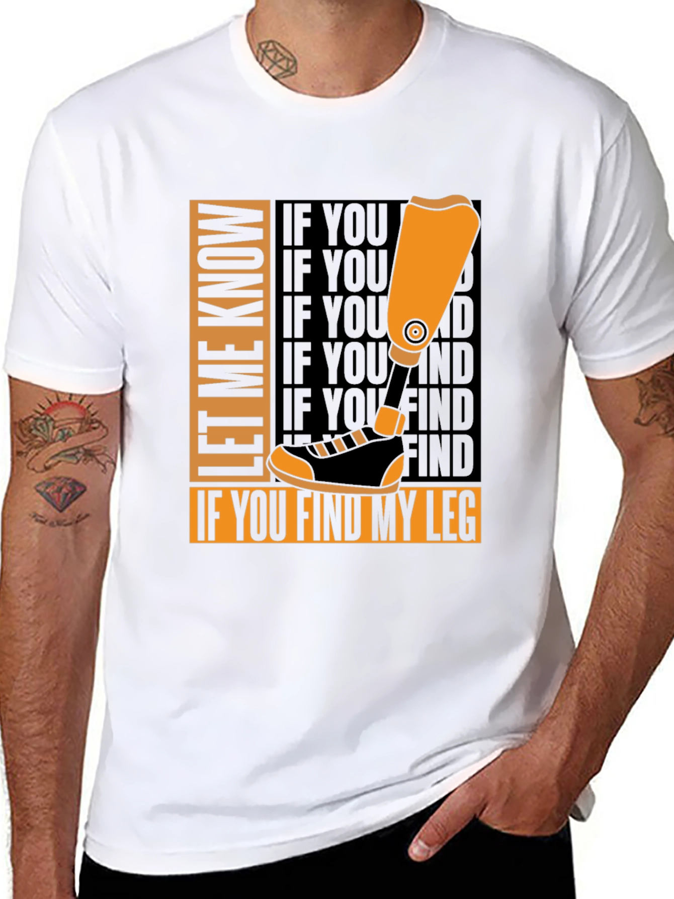Let Me Know If You Find My Leg T-Shirt